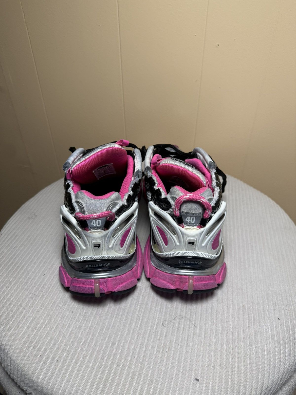 Balenciaga Balenciaga Runner Sneaker Silver Size US 10 / IT 40 - 5 Thumbnail