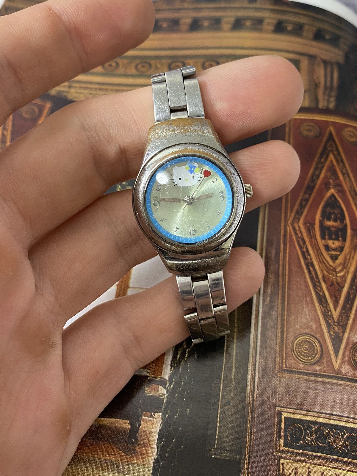 Jewelry Hello Kitty Watch Sanrio Silver Tone Size ONE SIZE - 7 Thumbnail