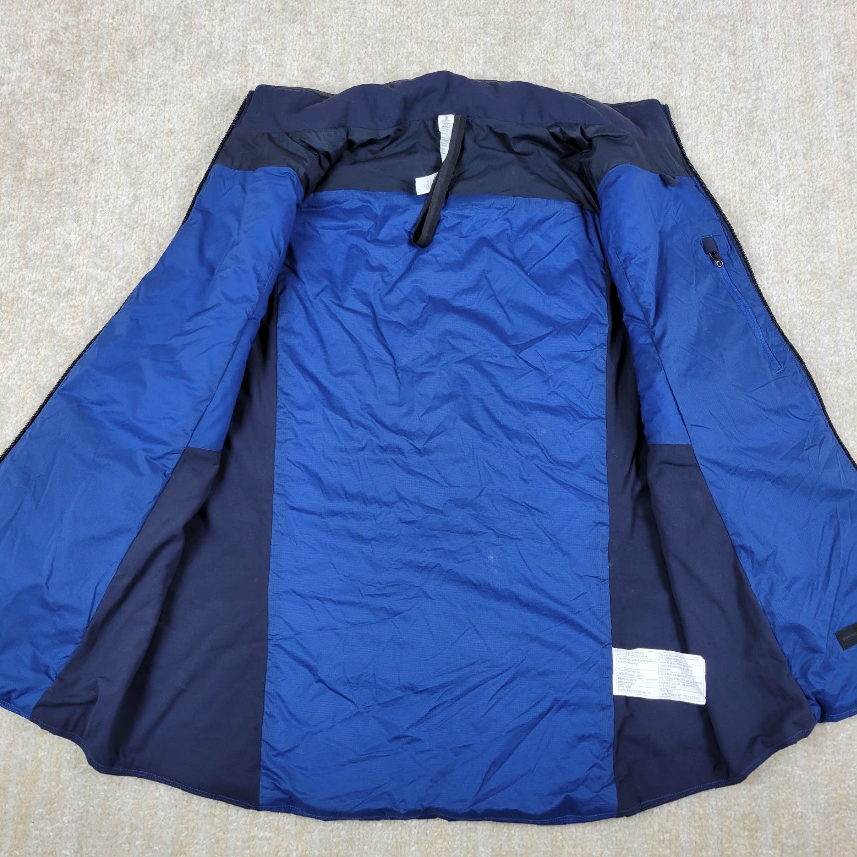 Lululemon Lululemon El Primo Vest Jacket Mens L Blue Full Zip Puffer Running Altletica Gym Style Basic Jacket Clothing Fashion Activewear Size US L / EU 52-54 / 3 - 3 Thumbnail