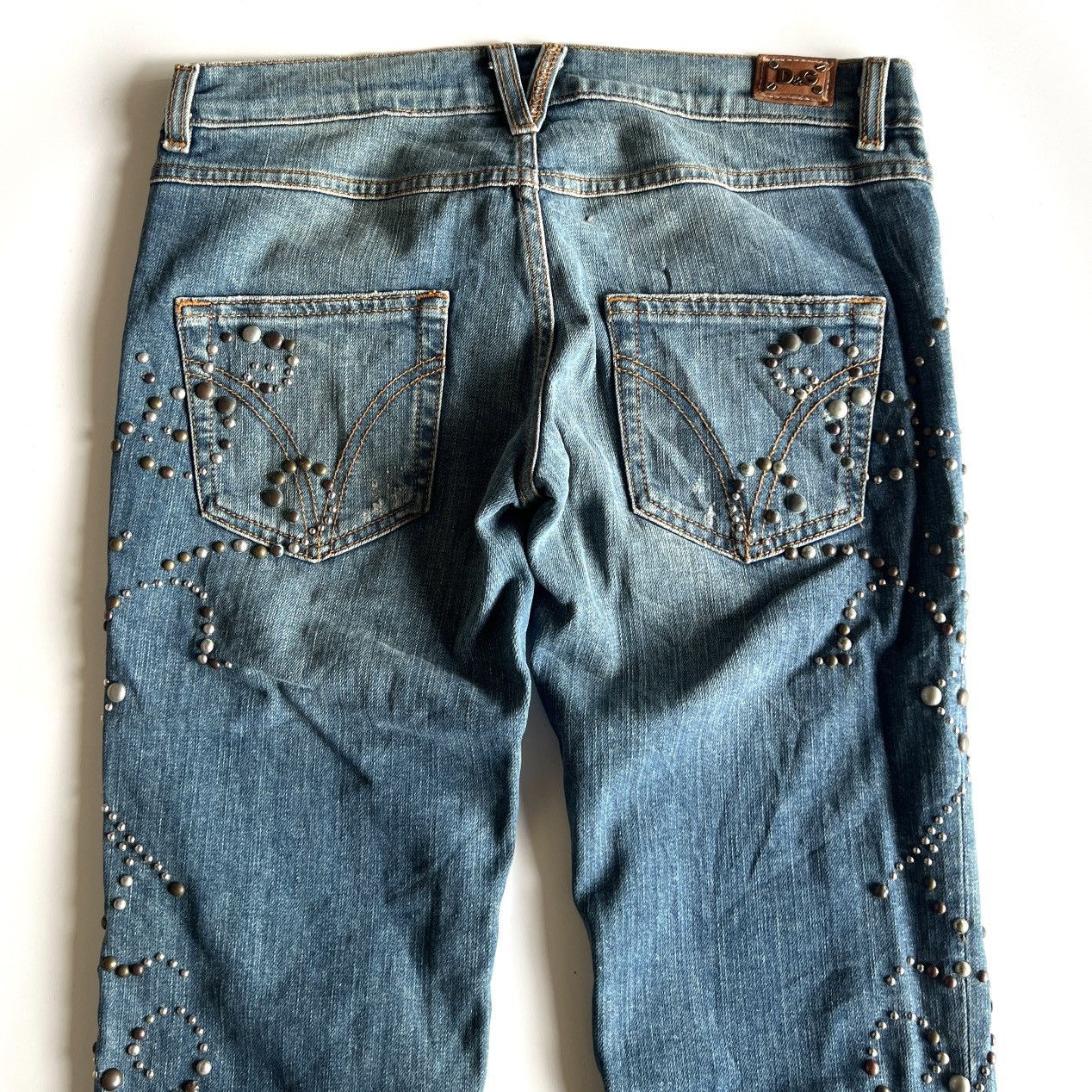 Other D&G Low Waist Studded Stretch Jeans Size 26" / US 2 / IT 38 - 9 Thumbnail