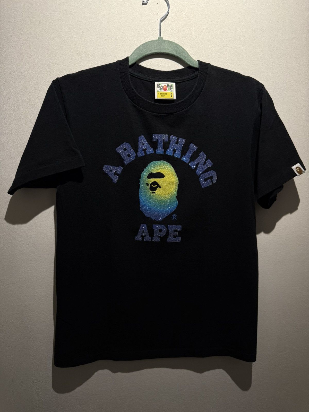 Bape Bape glass beads gradient blue/yellow college logo size S Size US S / EU 44-46 / 1 - 1 Thumbnail