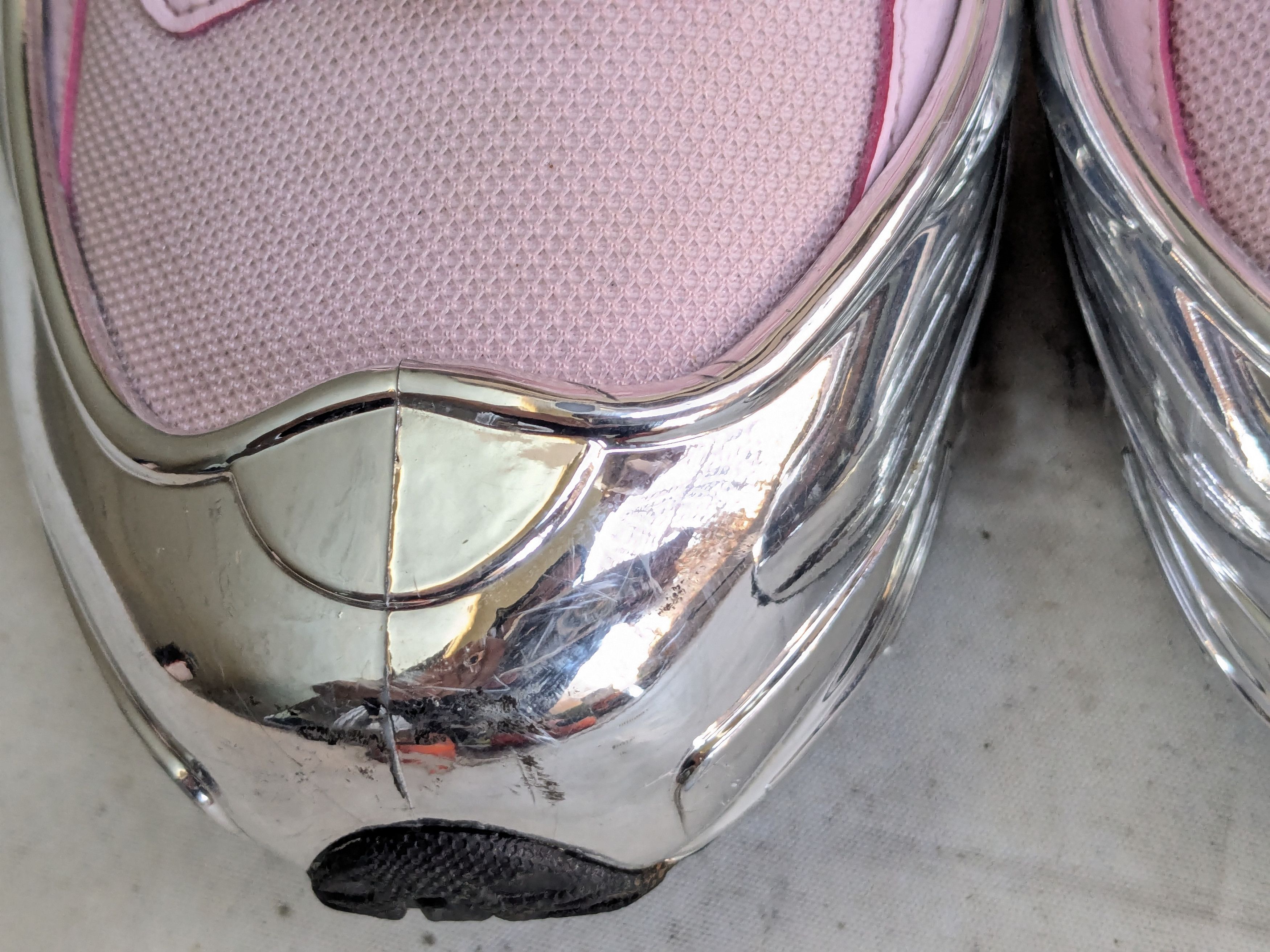 Adidas × Raf Simons Adidas Ozweego Mirrored Pink 11 Silver Chrome Size US 11 / EU 44 - 5 Thumbnail