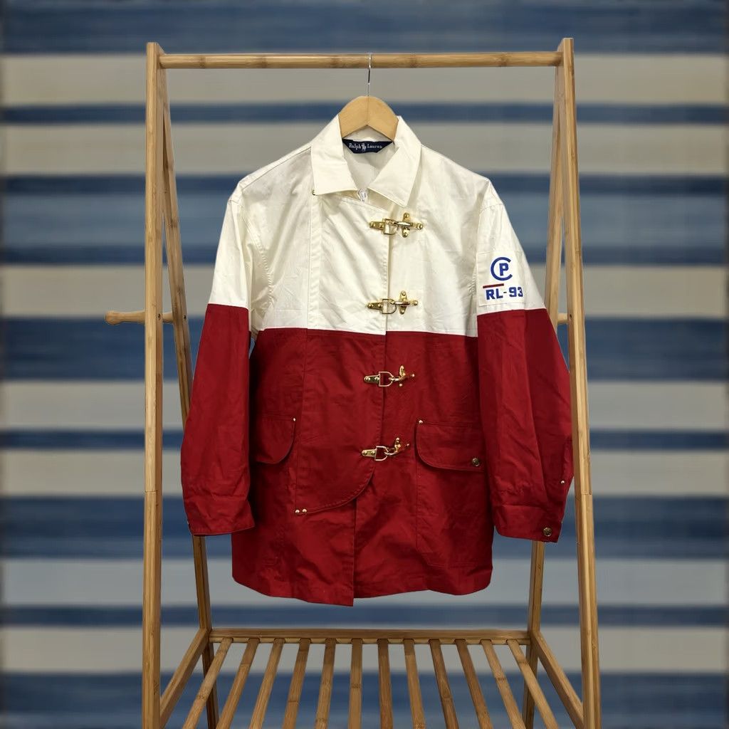 Ralph Lauren VTG 90s Polo Ralph Lauren RL Stadium Color Block Fireman Clasp Jacket S Men Size US S / EU 44-46 / 1 - 1 Thumbnail