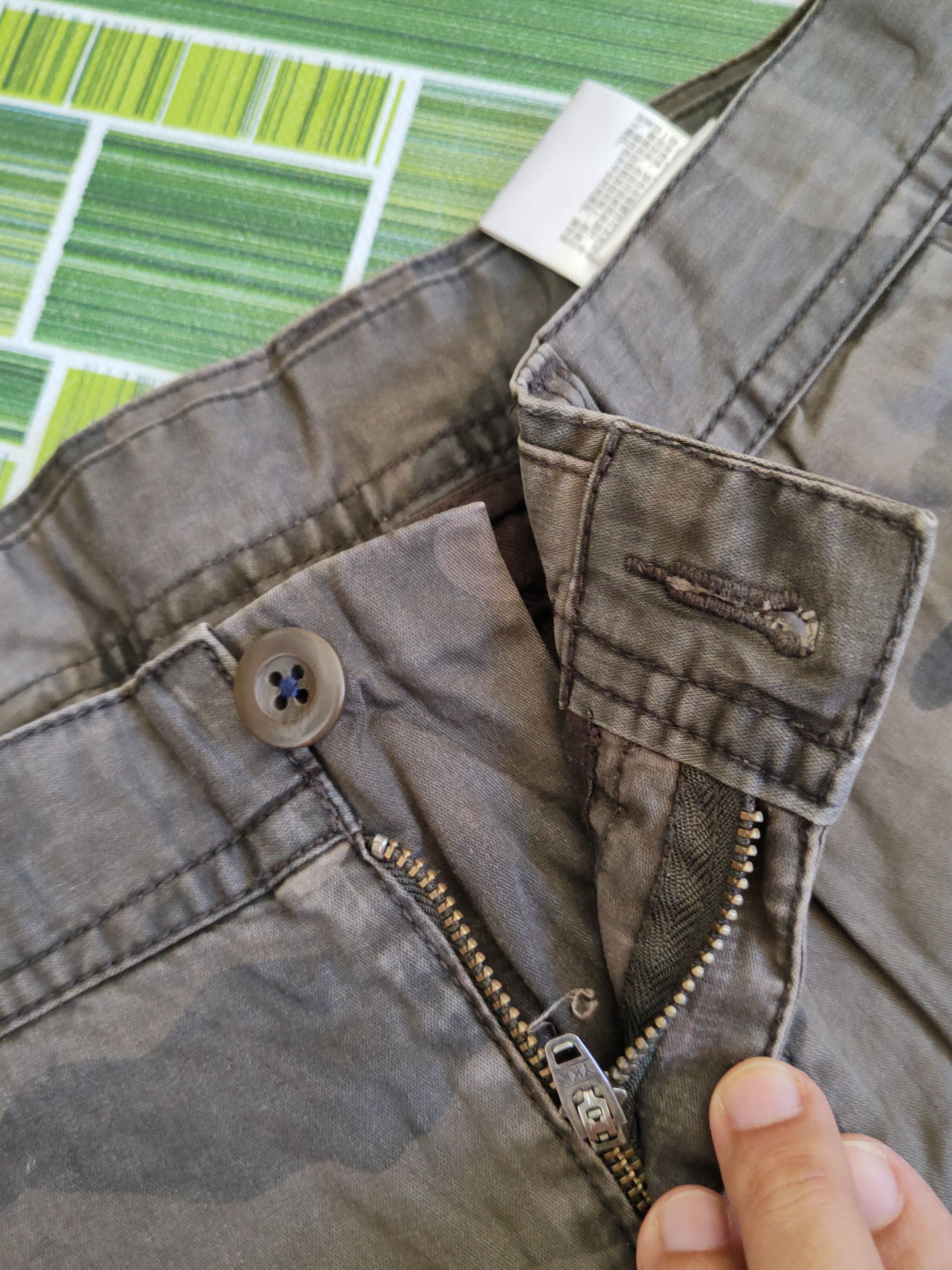 Japanese Brand Uniqlo Camo Multipocket Tactical Cargo Pants #S1838 Size 28" / US 6 / IT 42 - 12 Thumbnail