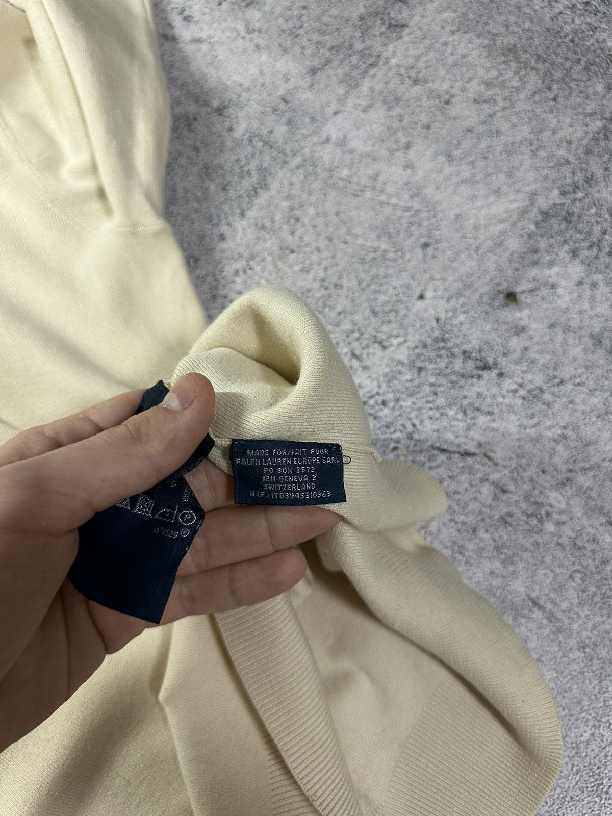 Polo Ralph Lauren Vintage Polo Ralph Lauren Beige Sweater Luxury Fit Logo Size US M / EU 48-50 / 2 - 9 Thumbnail