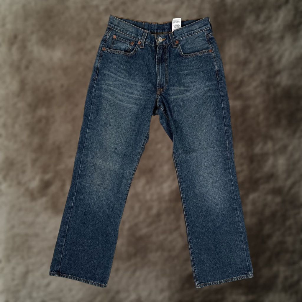 Lucky Brand Vintage Lucky Brand Rivington Jeans Mens 30x20 Blue Classic Straight Dungarees Size US 30 / EU 46 - 1 Thumbnail