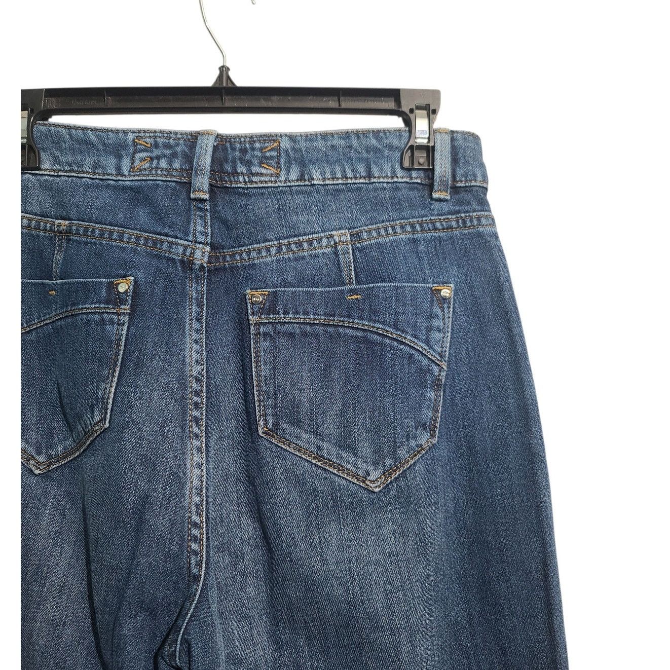 Karen Millen Karen Millen High Rise Tapered Straight Leg Jeans Size 6 Size 28" / US 6 / IT 42 - 4 Thumbnail