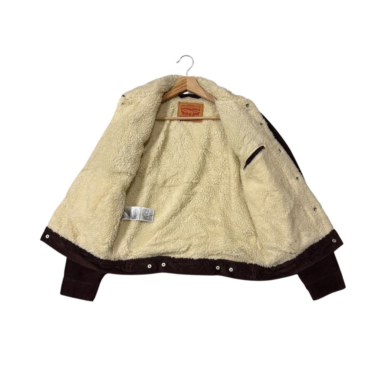 Levi's Vintage Levis Strauss & Co Corduroy Sherpa Fleece Jacket Size US XS / EU 42 / 0 - 17 Thumbnail