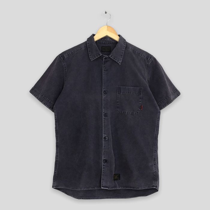 Wtaps WTaps Philosophy Japan Plain Faded Black Oxford Shirt Medium ...