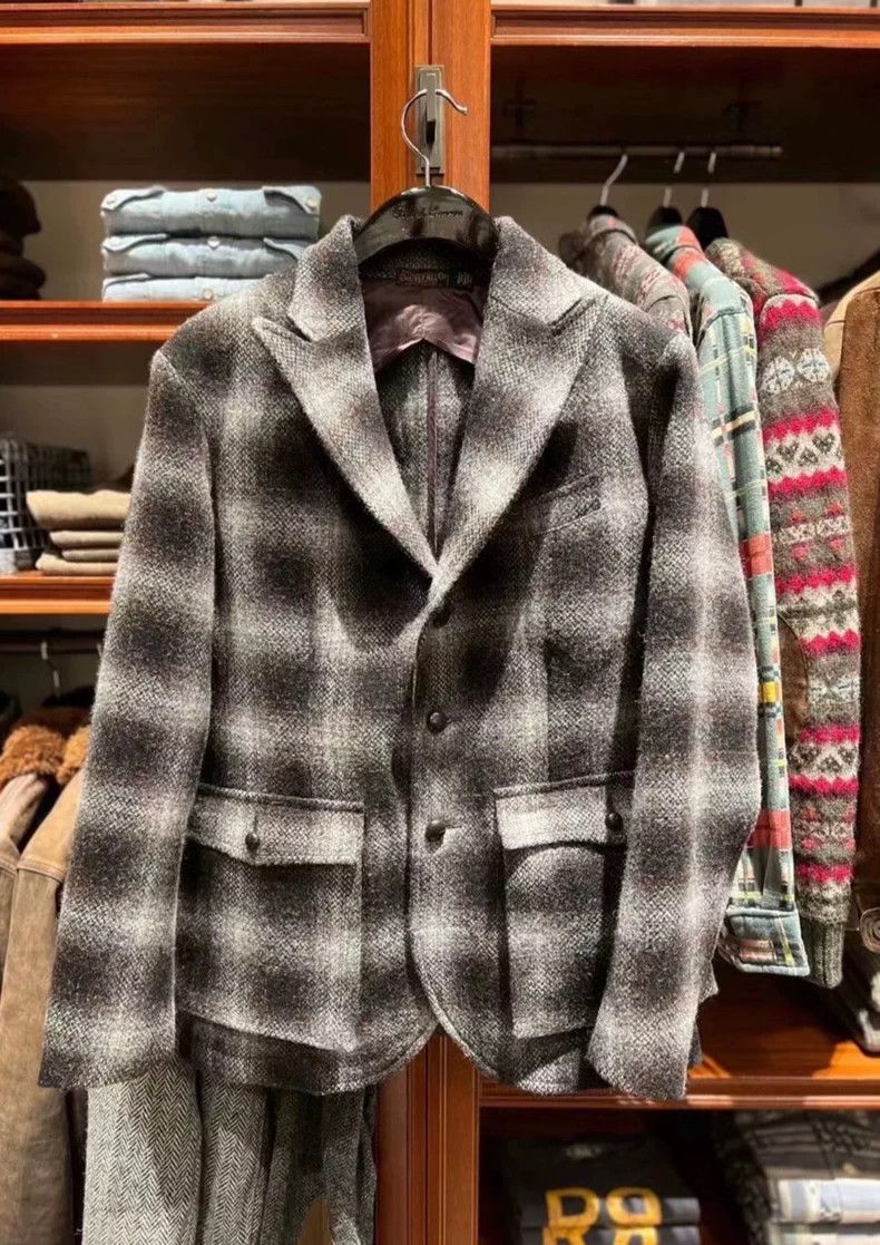 RRL Ralph Lauren RRL Ralph Lauren 100% wool vintage hunting suit style lape Size 54L - 5 Thumbnail