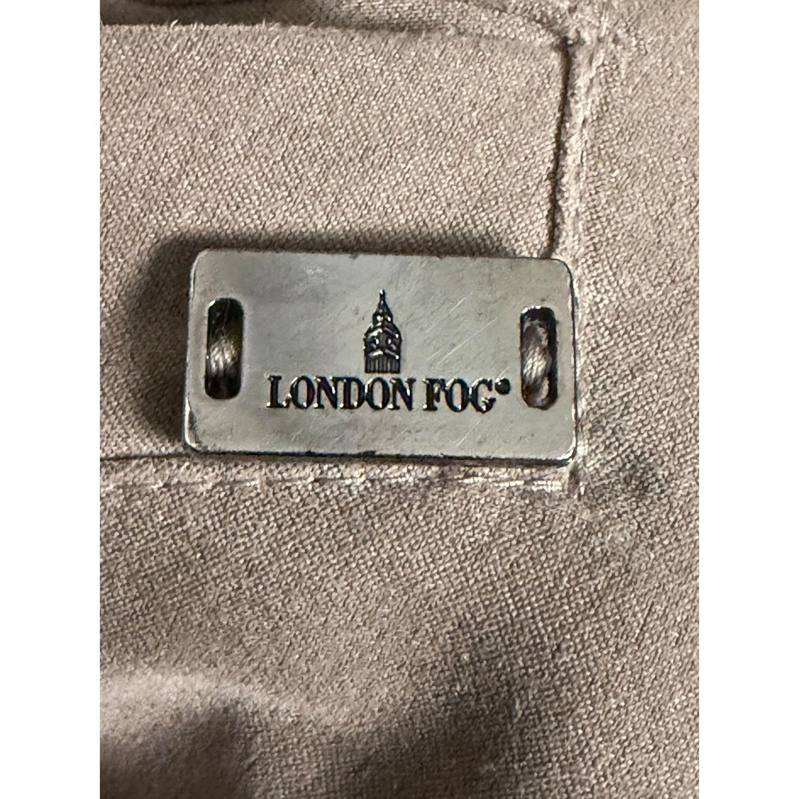 London Fog London Fog Beige Brown Men's Medium Fleece Lined Trench Coat Size US M / EU 48-50 / 2 - 10 Thumbnail