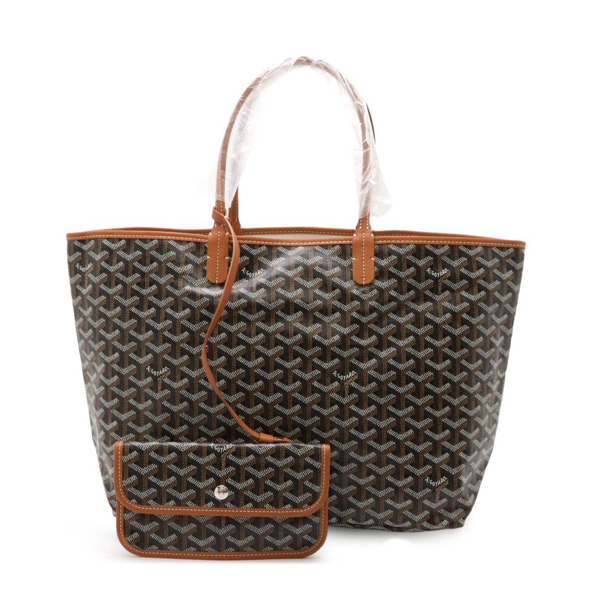 Goyard Goyard Saint Louis Coated Canvas 2Way Bag Canvas Tote Bag in Black, Women's