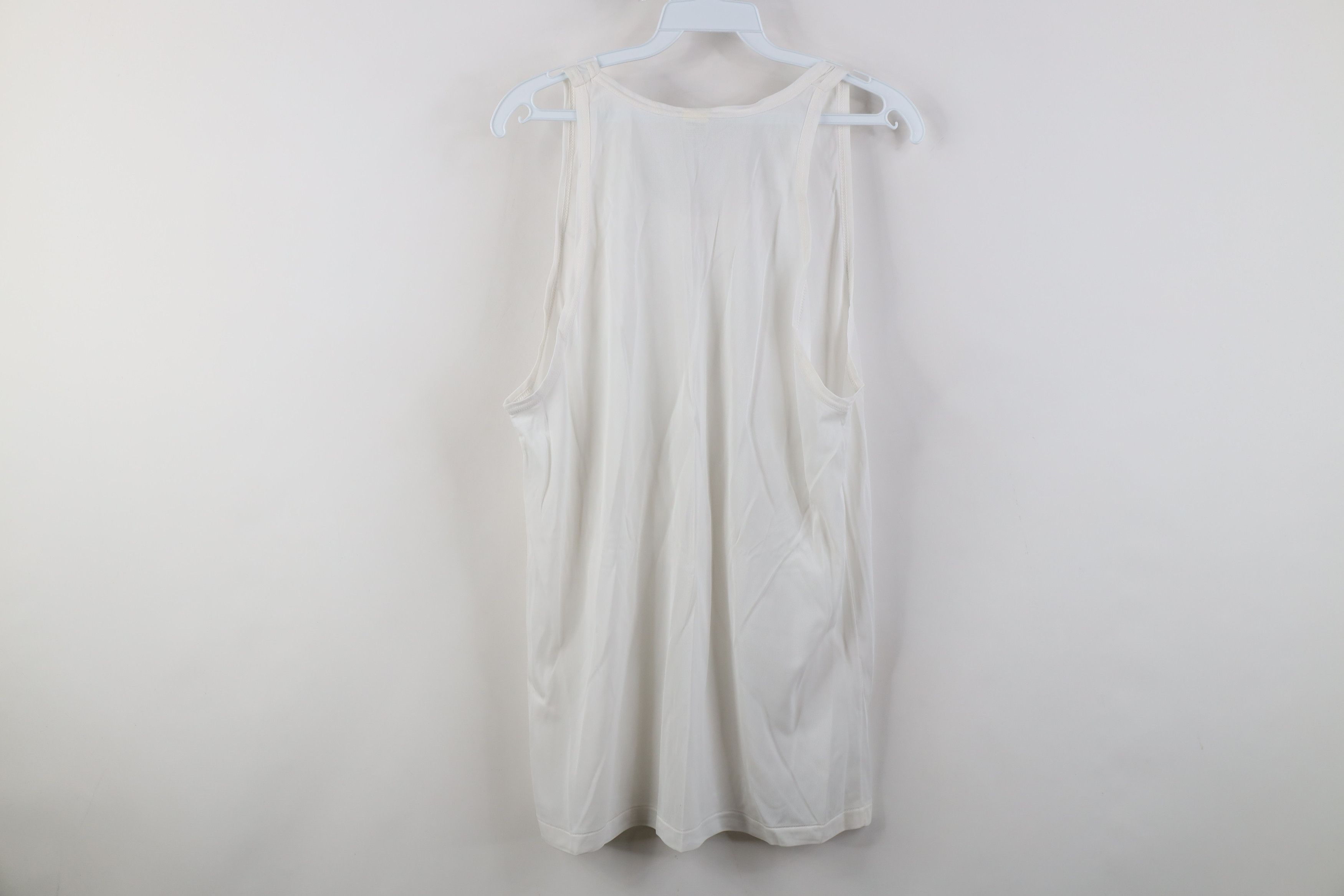 Vintage Vintage 70s Streetwear Tank Top T-Shirt White Nylon USA Size US L / EU 52-54 / 3 - 6 Thumbnail