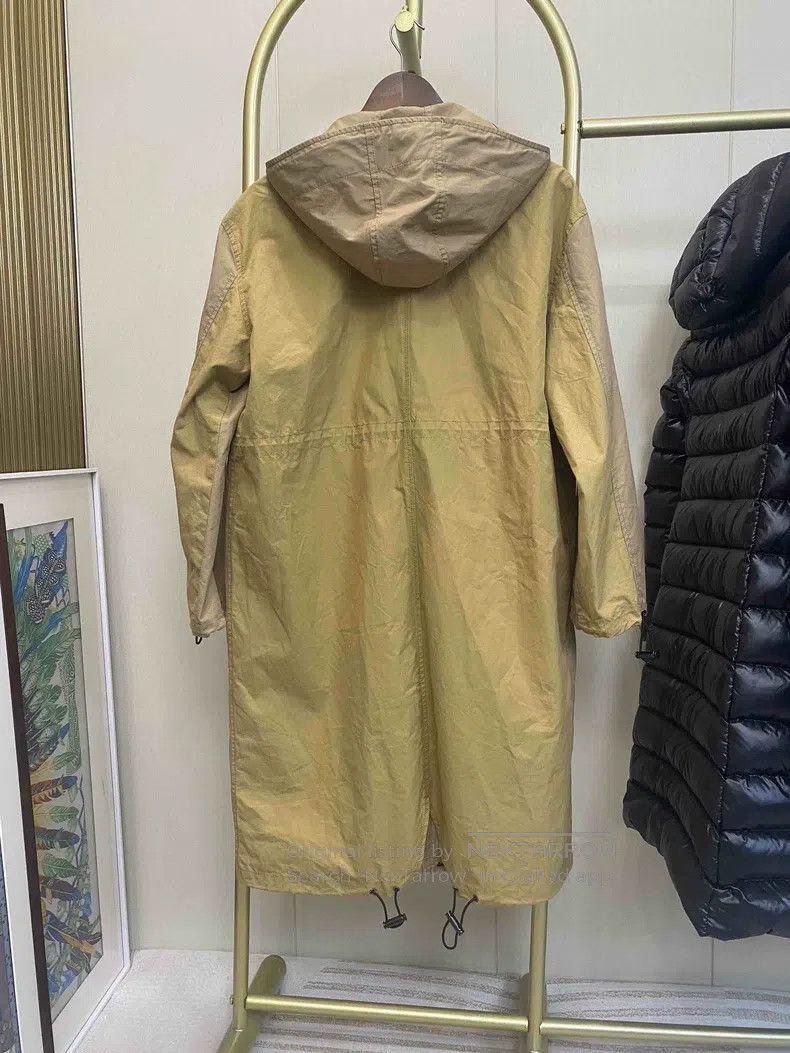 Loewe Loewe Long windbreaker with leather logo and color-blockin Size XS / US 0-2 / IT 36-38 - 2 Thumbnail
