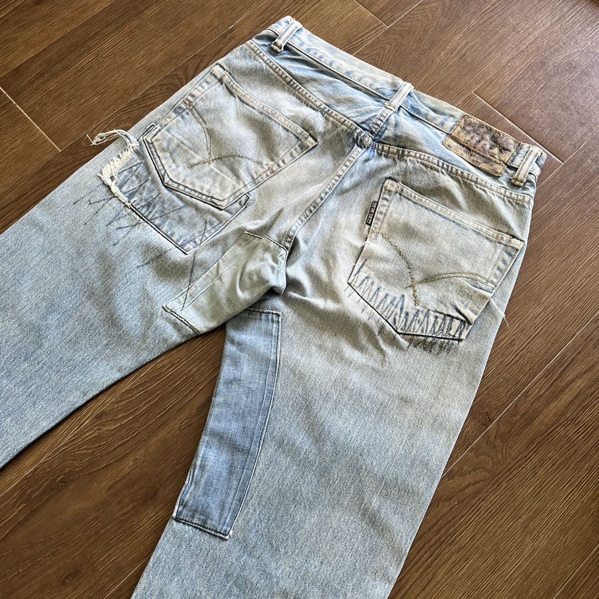 Blue Blue Japan Blue Blue Japan Boro Patchwork Denim – Indigo Repair Jeans Size US 33 - 11 Thumbnail