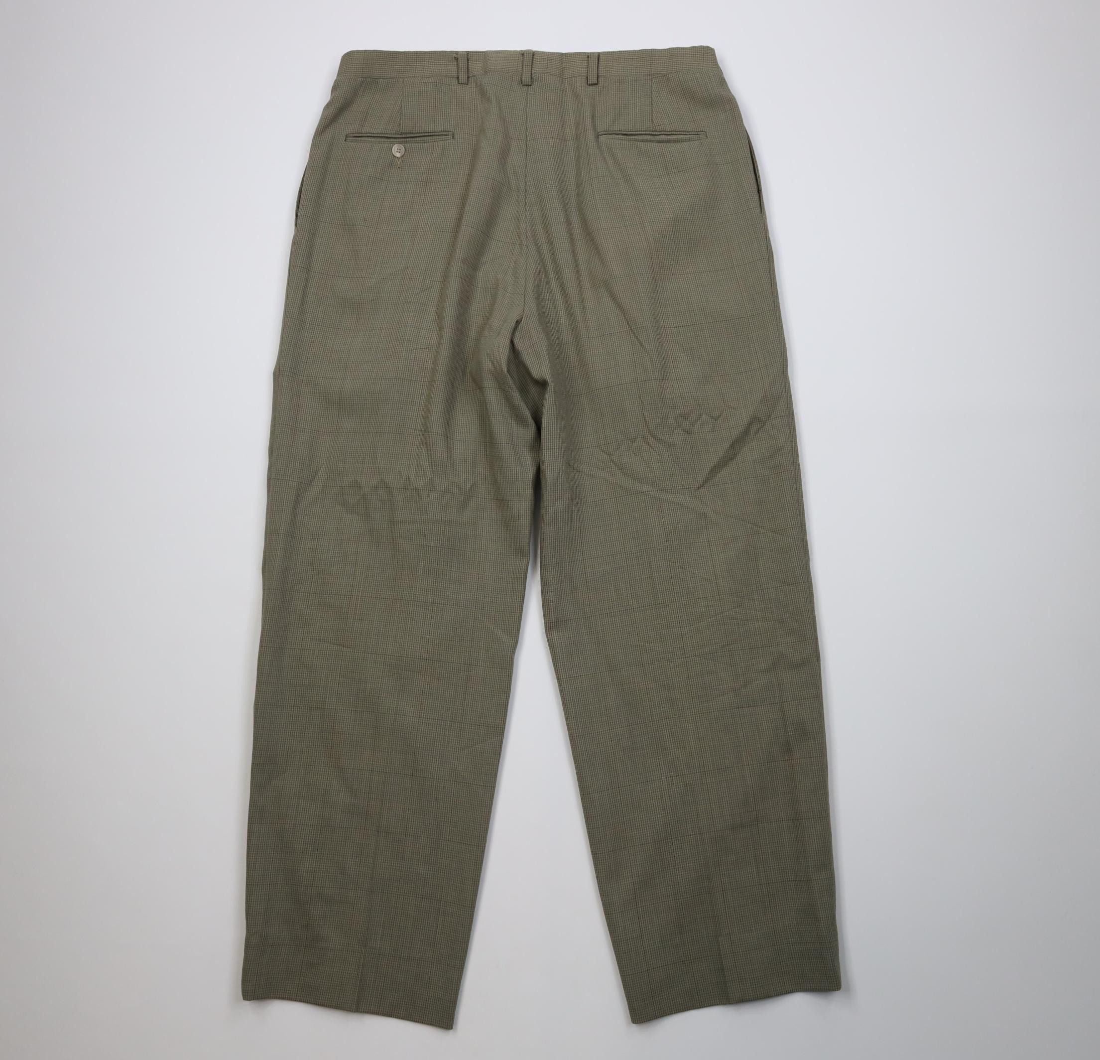 Christian Dior Monsieur Vintage 70s Christian Dior Houndstooth Wide Leg Pants USA Size US 36 / EU 52 - 12 Thumbnail