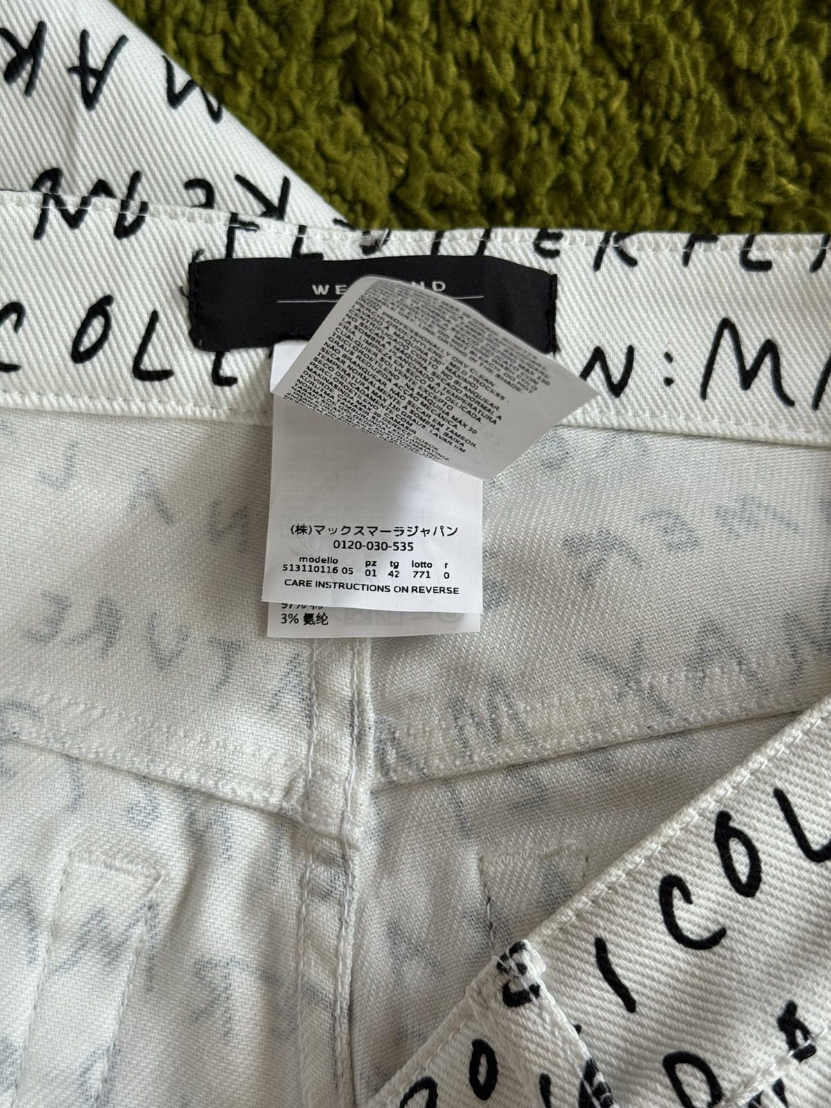 Max Mara Max Mara Weekend x Donald Robertson flared monogram jeans Size 30" / US 8 / IT 44 - 9 Thumbnail
