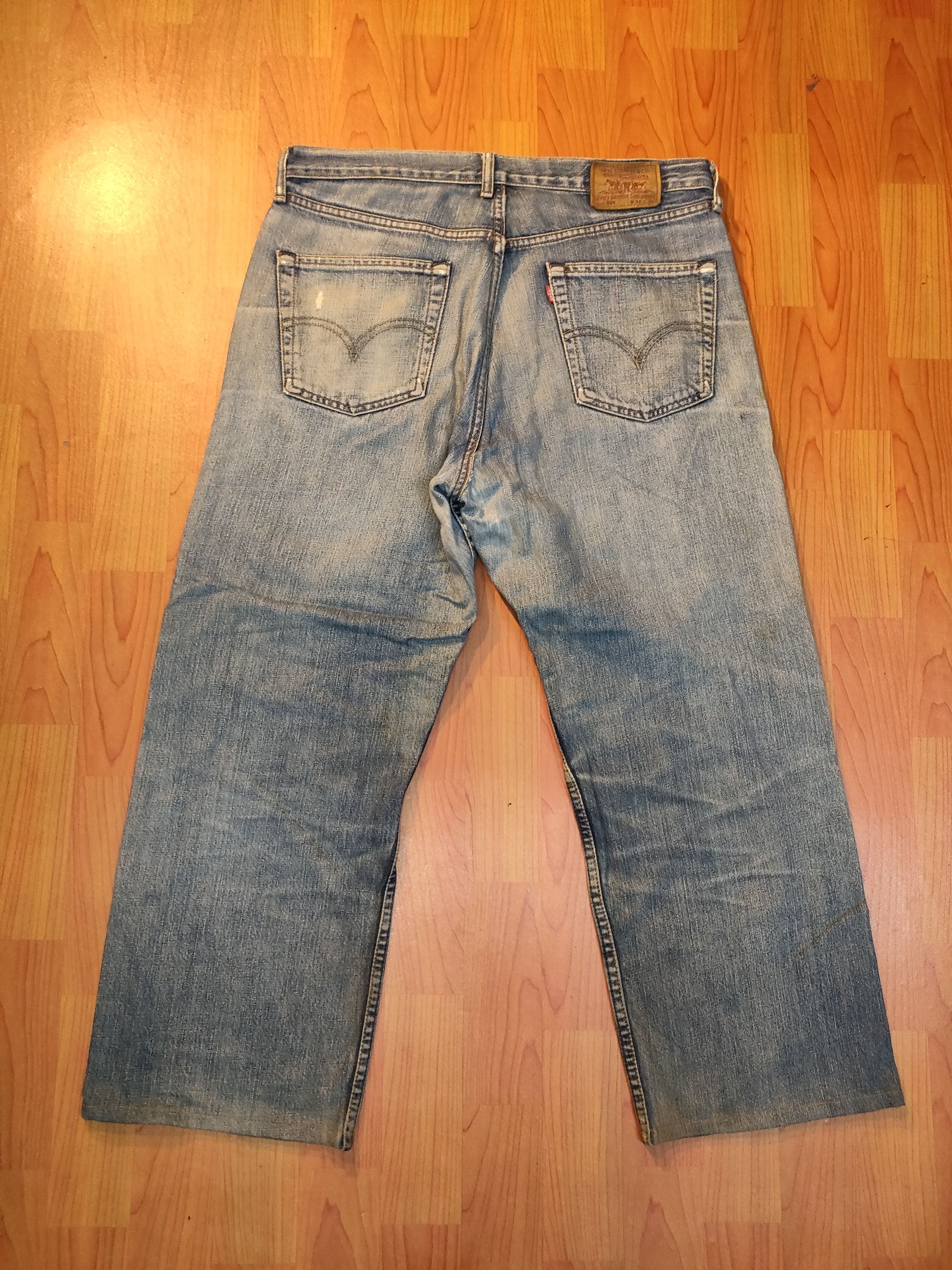 Levi's Vintage Clothing Vintage Reworked Levi's 504 Selvedge Jeans Size US 35 - 5 Thumbnail