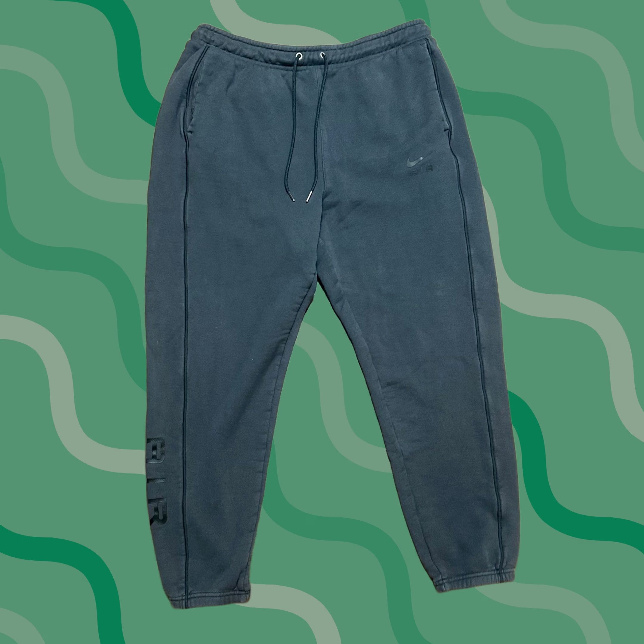 Nike Nike Air Mens Jogger Pants French Terry Dark Grey Sz XL Size US 36 / EU 52 - 1 Thumbnail