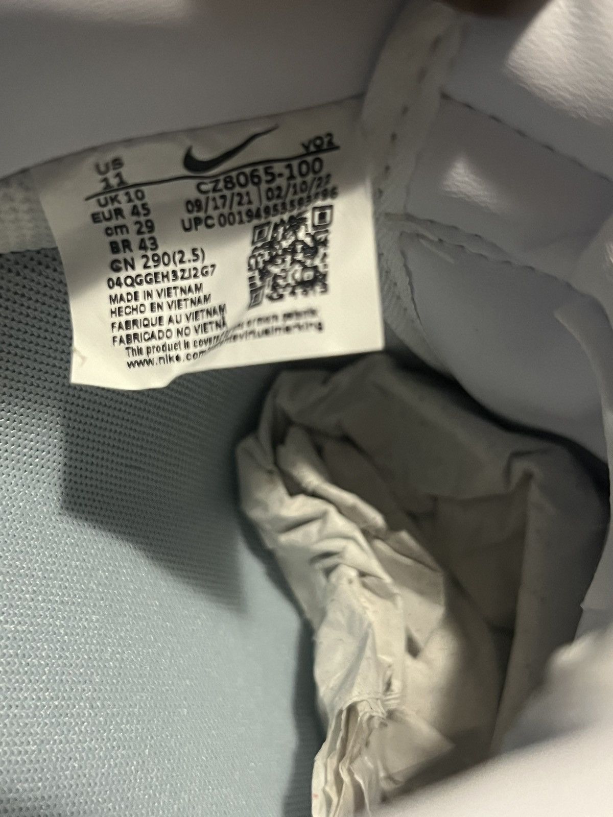 Nike Air Force One “love you forever” Size US 11 / EU 44 - 6 Thumbnail