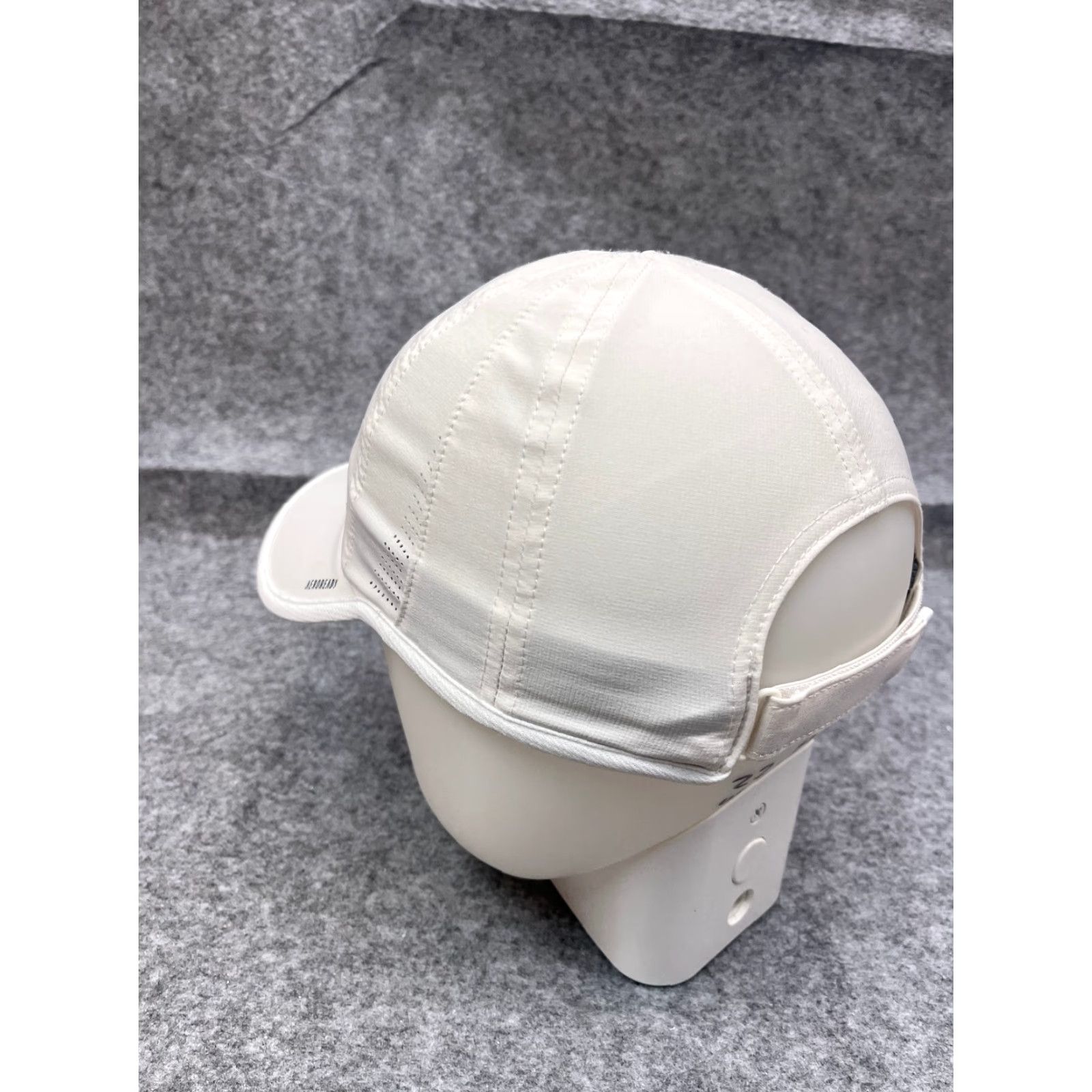 Adidas Adidas Hat Cap Strap Back Adult One Size White Polyester Run Gym Outdoor Baseball Cap Mens Size ONE SIZE - 5 Thumbnail