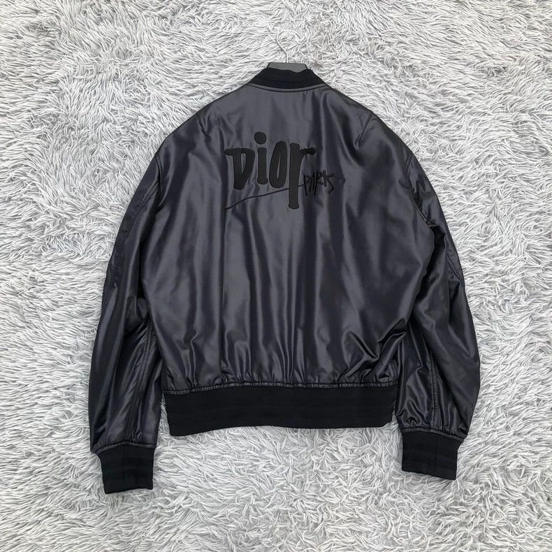 Dior Dior Letter embroidery logo on the back bomber jacket 2501- Size US L / EU 52-54 / 3 - 5 Thumbnail