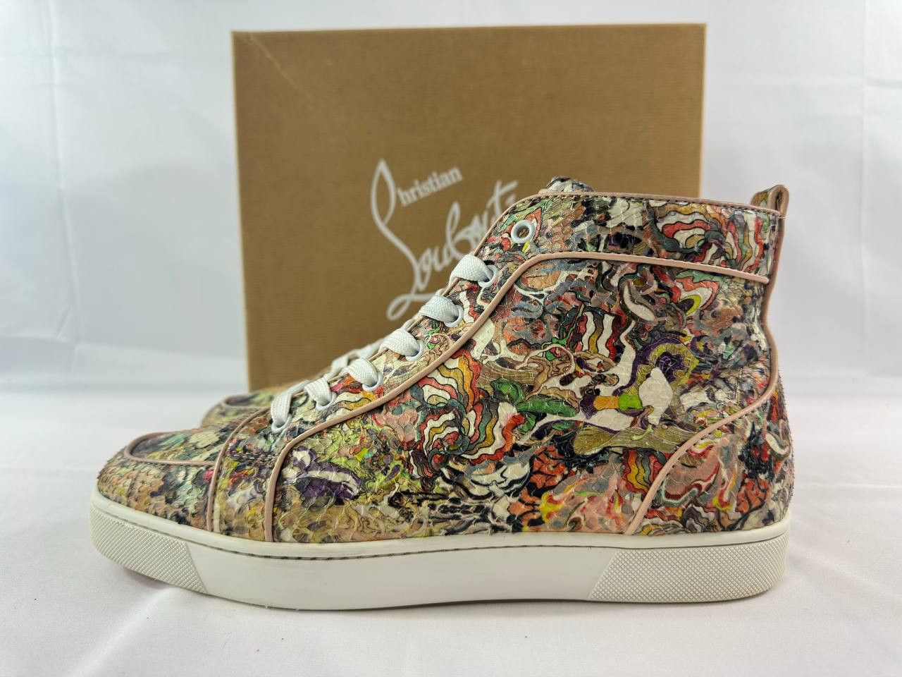 Christian Louboutin Christian Louboutin Rantus Orlato Flat Python Faience Size US 11 / EU 44 - 7 Thumbnail