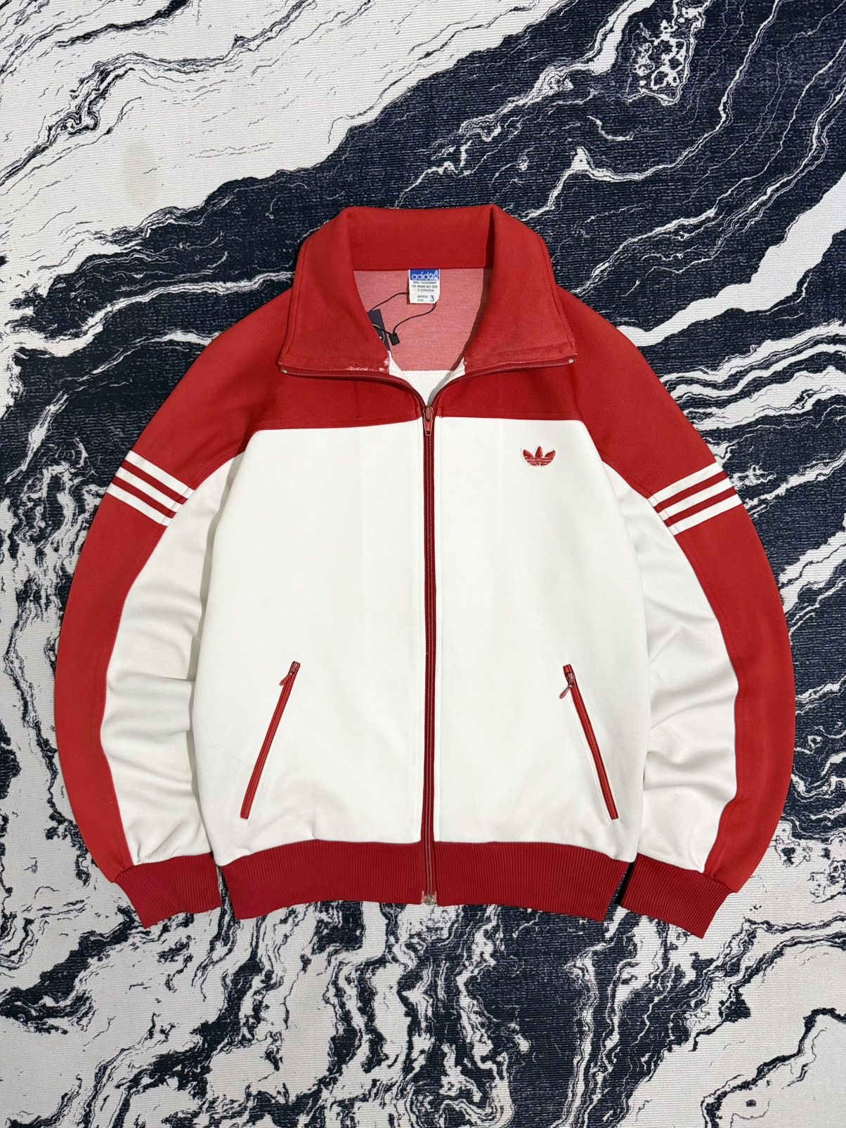 Vintage Vintage 80s 90s adidas germany two tone track top Size US M / EU 48-50 / 2 - 23 Thumbnail