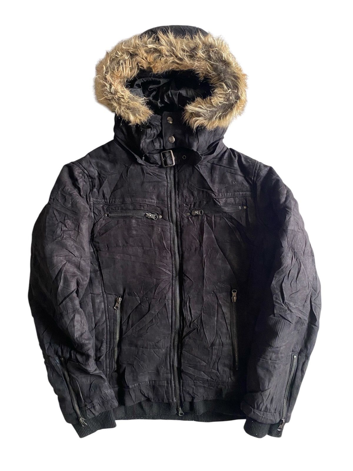 If Six Was Nine × Japanese Brand × Le Grande Bleu (L.G.B.) Japanese Paperbag Faux Fur Jacket Ifsixwasnine Lgb style Size US M / EU 48-50 / 2 - 1 Thumbnail