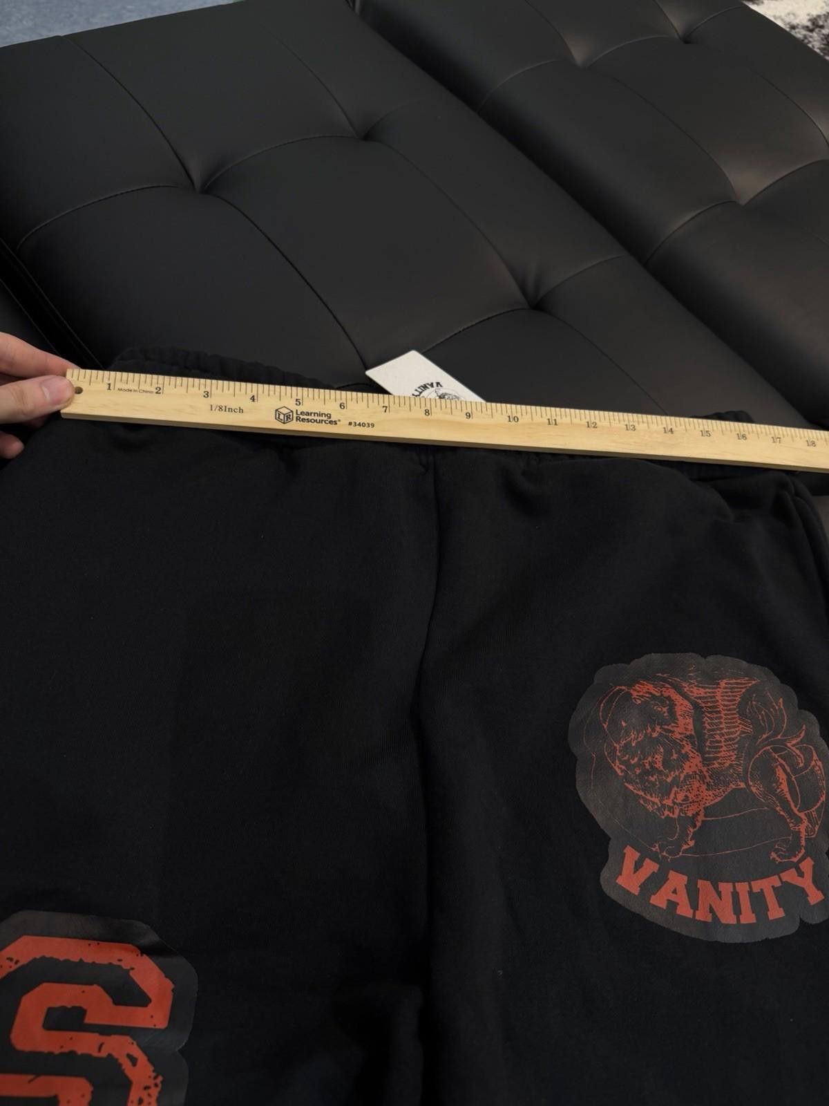 Saint Vanity Size XXL- Saint Vanity Varsity Sweatpants Black Red NEW 2025 Size US 40 / EU 56 - 10 Thumbnail