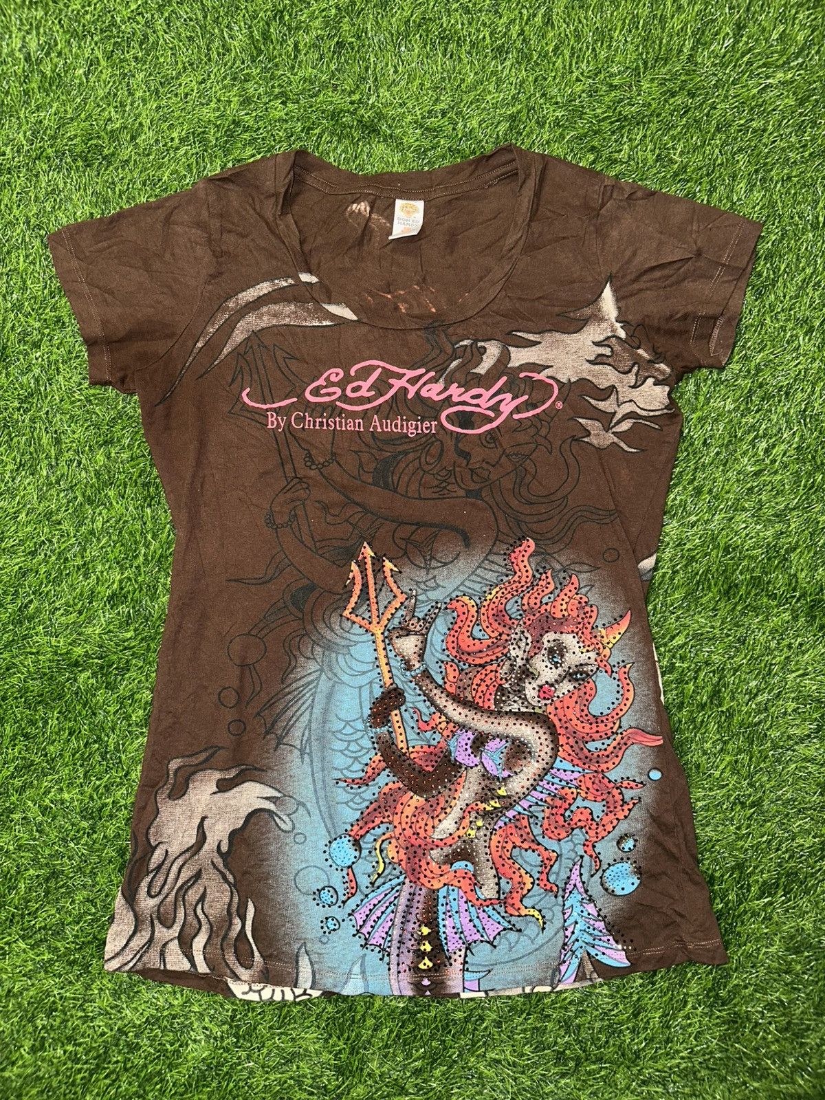 Ed Hardy Ed Hardy By Christian Audigier Women’s Tee Shirt Size XL Size XL / US 12-14 / IT 48-50 - 1 Thumbnail