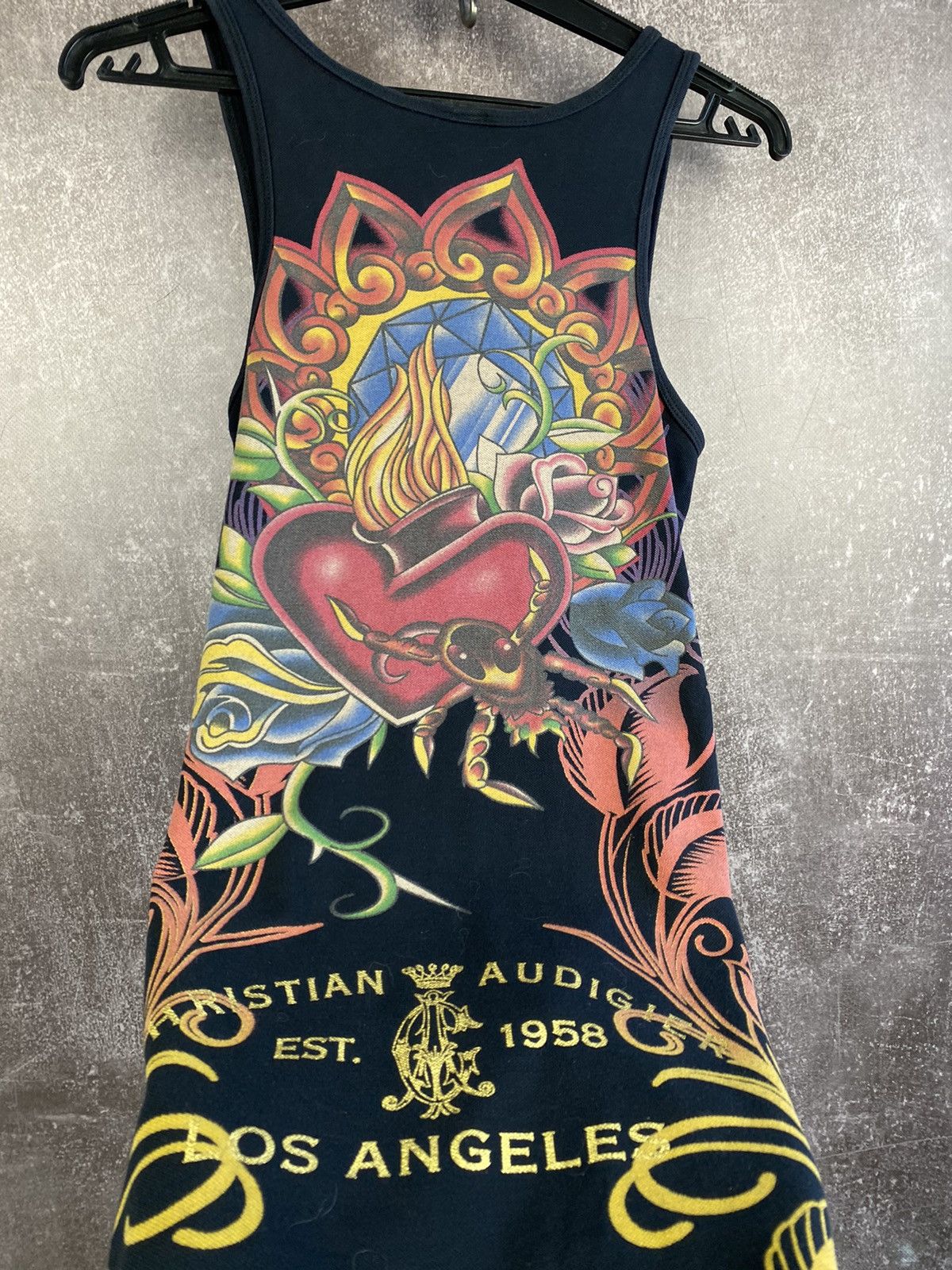 Ed Hardy Vintage Ed Hardy By Christian Audigier Tank Top Size M / US 6-8 / IT 42-44 - 4 Thumbnail