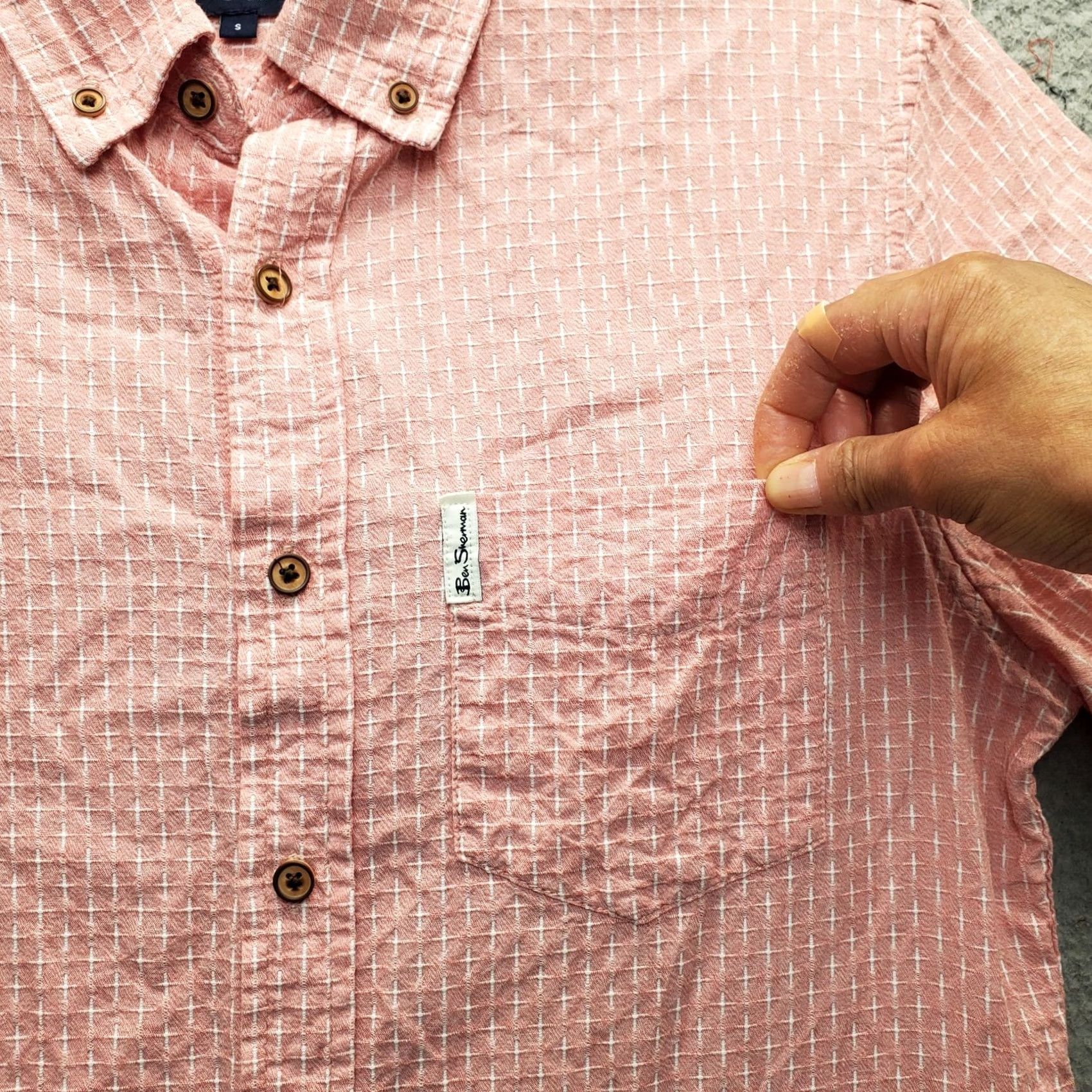 Ben Sherman Ben Sherman Shirt Mens Small Multicolor Striped Short Sleeve Button Down Size US S / EU 44-46 / 1 - 5 Thumbnail