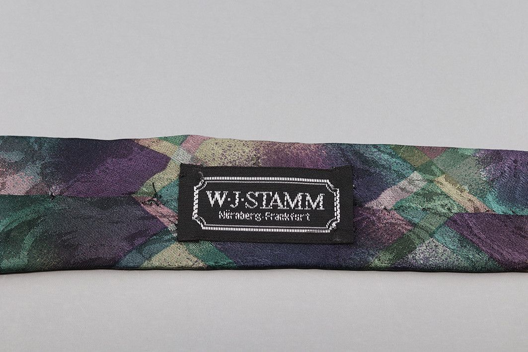 Lanvin Lanvin Paris Abstract Plaid Silk Tie Size ONE SIZE - 5 Thumbnail