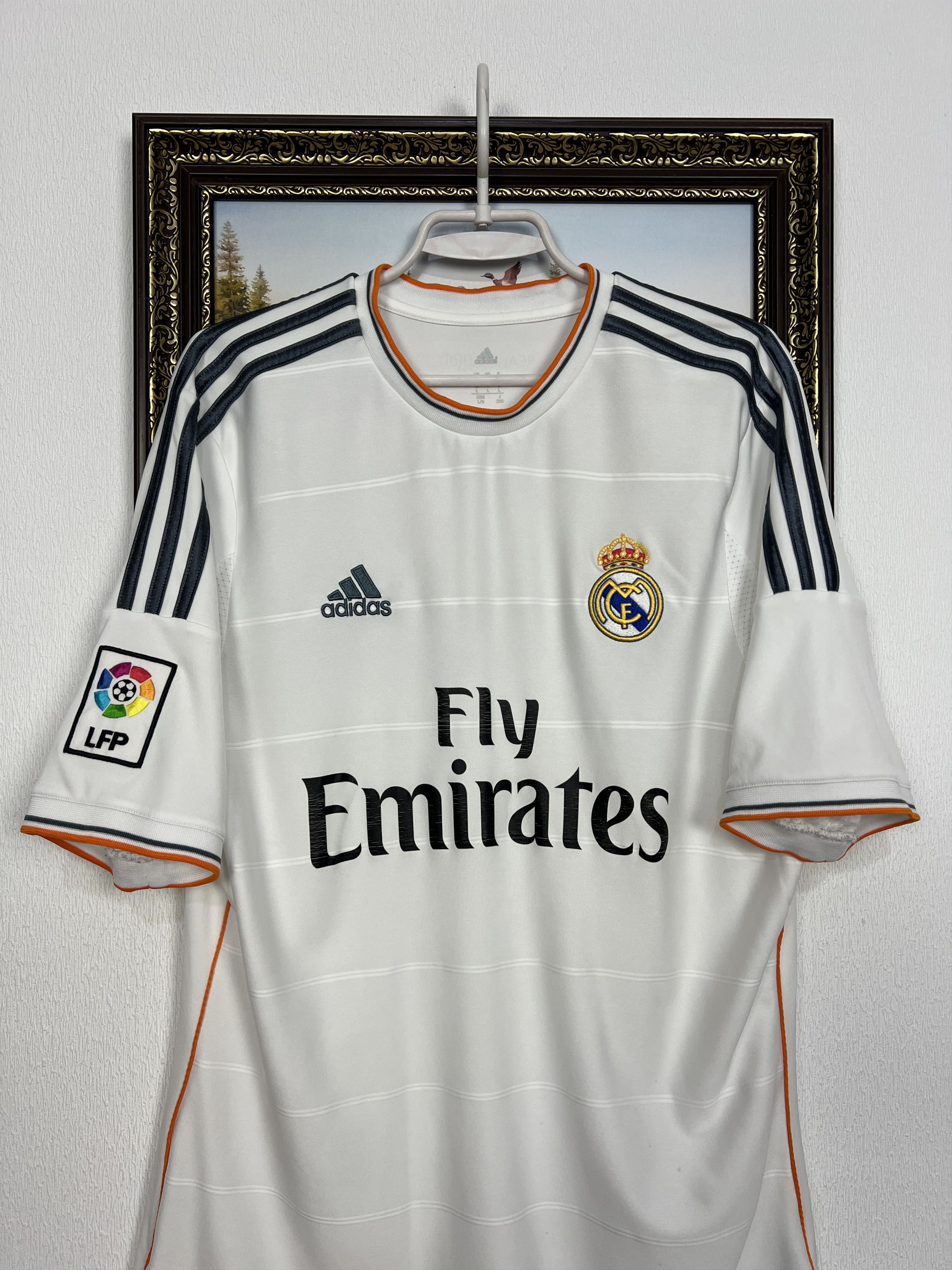 Adidas Real Madrid football shirt 2013 Soccer Adidas Jersey Trikot Size US L / EU 52-54 / 3 - 2 Thumbnail