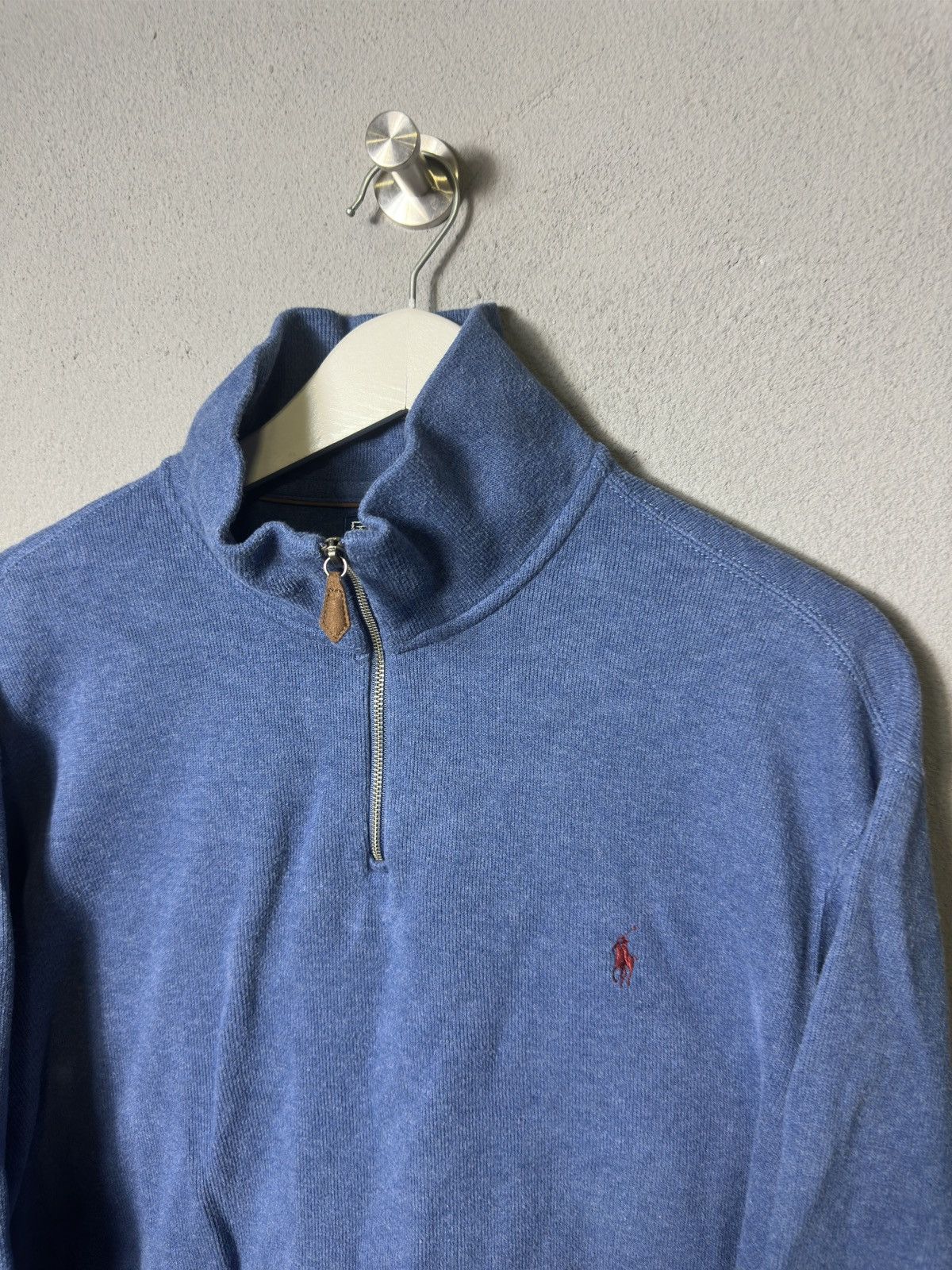 Polo Ralph Lauren × Ralph Lauren × Vintage Crazy Vintage 90's Polo Ralph Lauren 1/4 Zip Size US XXL / EU 58 / 5 - 2 Thumbnail