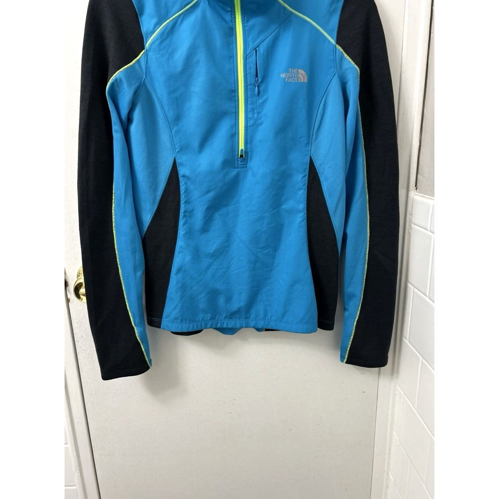 The North Face The North Face Flight Series 1/4 Zip Womens Small Blue Merino Wool Pullover L/S Size S / US 4 / IT 40 - 3 Thumbnail