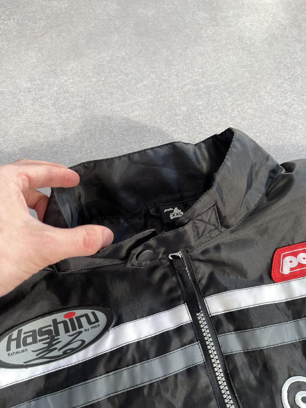 Vintage Vintage Polo High Speed Racing Multi Logo Moto Jacket Size US XXL / EU 58 / 5 - 6 Thumbnail