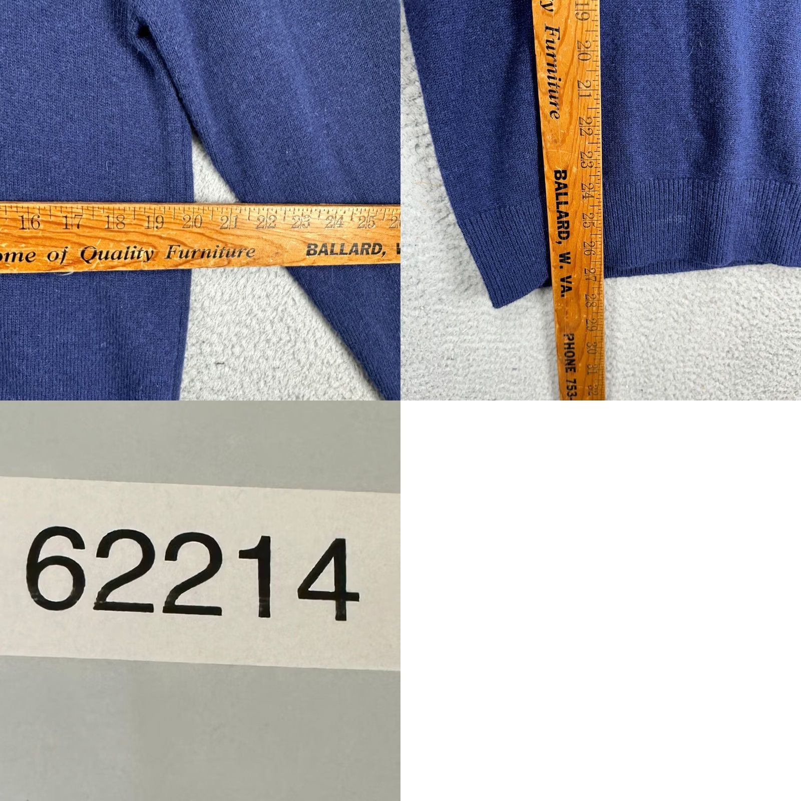 Vintage Beretta Pullover Sweater Mens Medium Blue Lambswool Nylon Blend Knit Elbow Patch Size US M / EU 48-50 / 2 - 8 Thumbnail