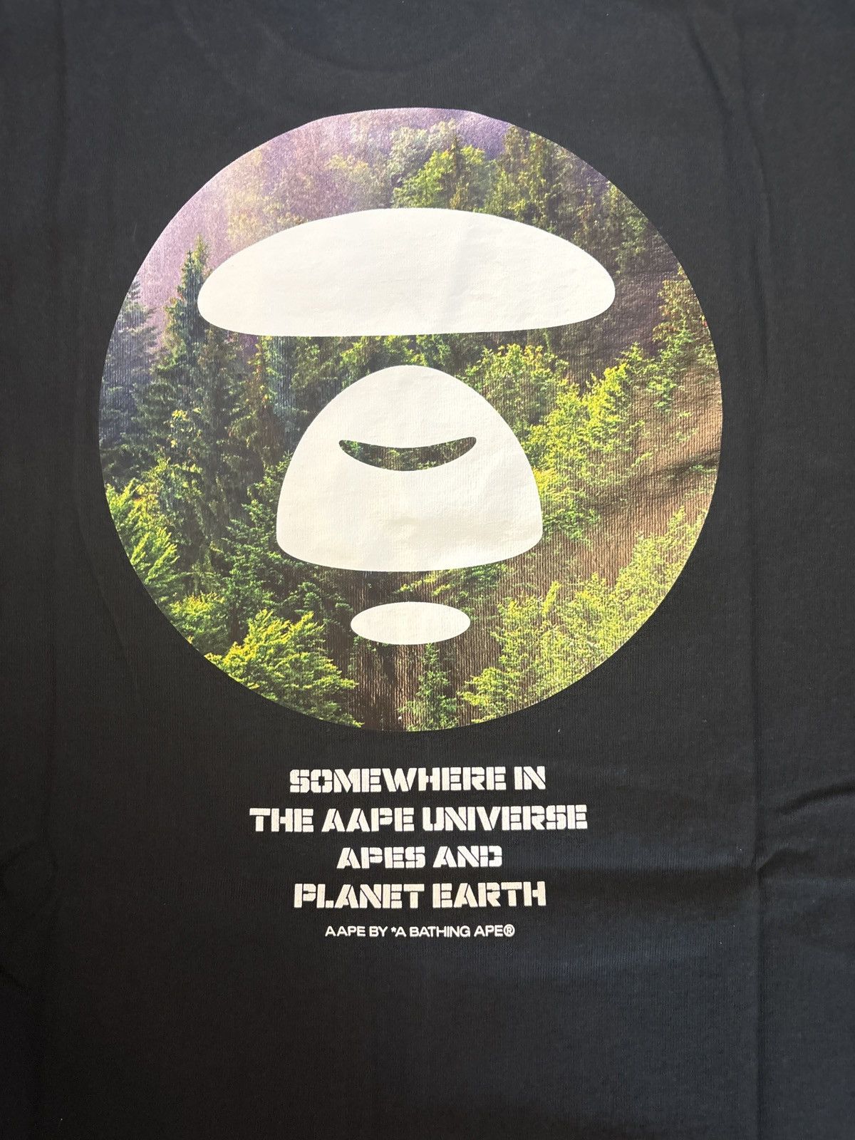 Aape × Bape × Japanese Brand Aape by a bathing ape planet earth tee Size US S / EU 44-46 / 1 - 7 Thumbnail