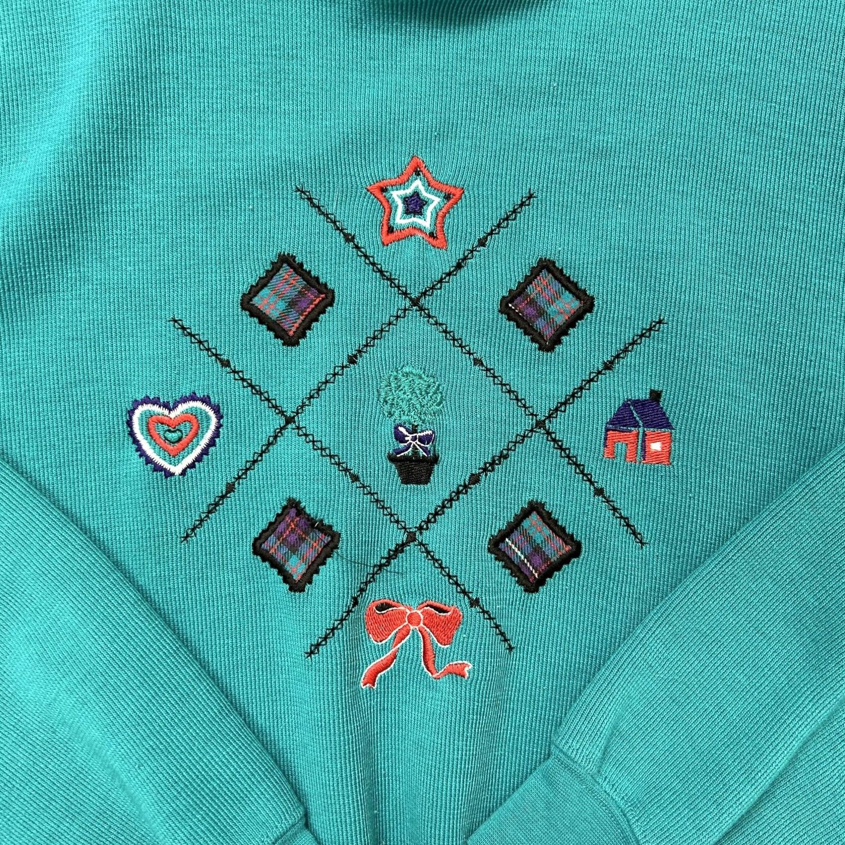 Vintage VINTAGE Koret Sport Sweatshirt Womens Large Blue Embroidered Crewneck Pullover Size L / US 10 / IT 46 - 3 Thumbnail
