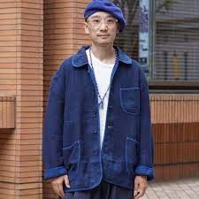 Porter Classic PORTER CLASSIC New Sashiko Light French Work Jacket Size US L / EU 52-54 / 3 - 8 Thumbnail