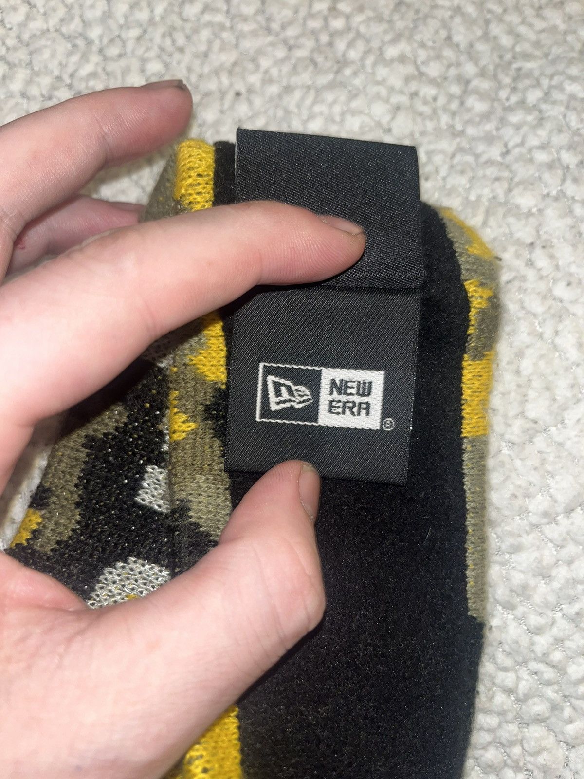 Supreme Supreme x New Era Yellow Camouflage Headband Size ONE SIZE - 6 Thumbnail