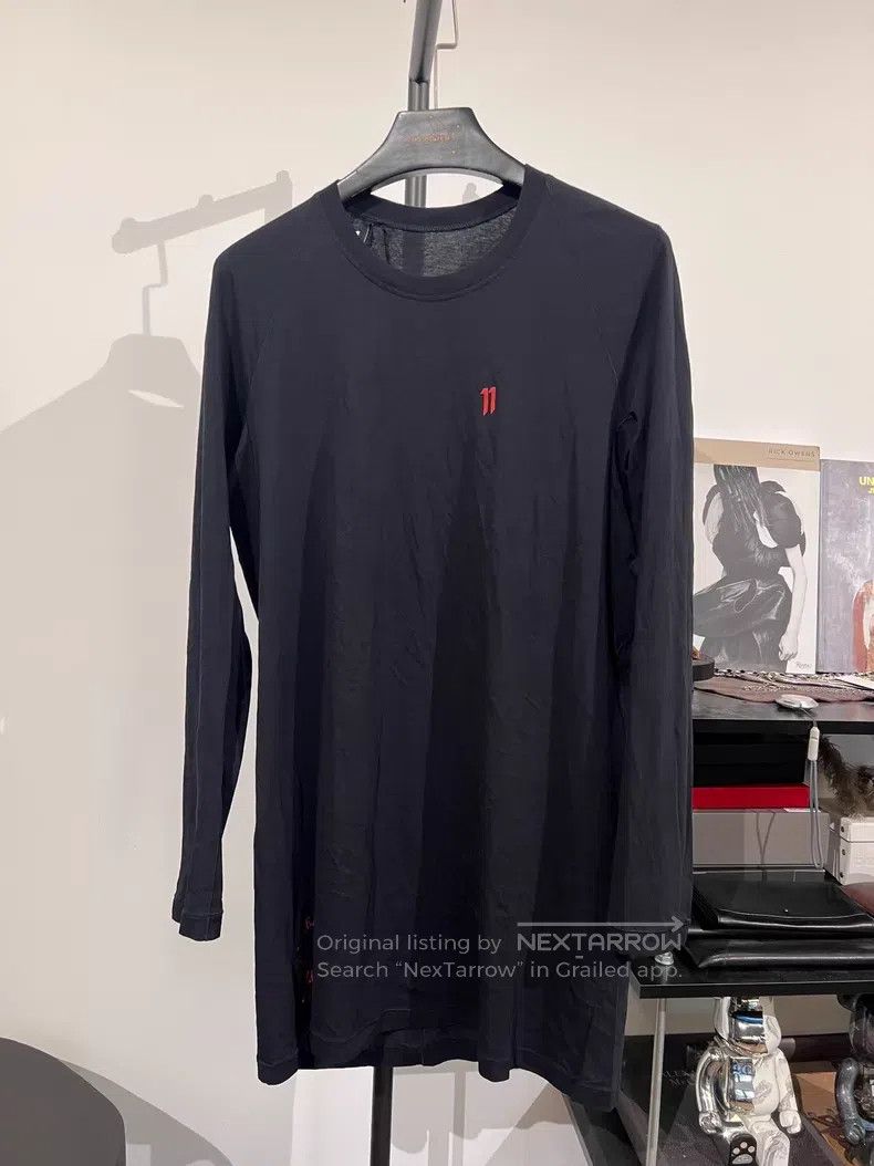 Boris Bidjan Saberi Boris Bidjan Saberi LS3 Letter Print Long-Sleeve Base T-Sh Size US L / EU 52-54 / 3 - 2 Thumbnail