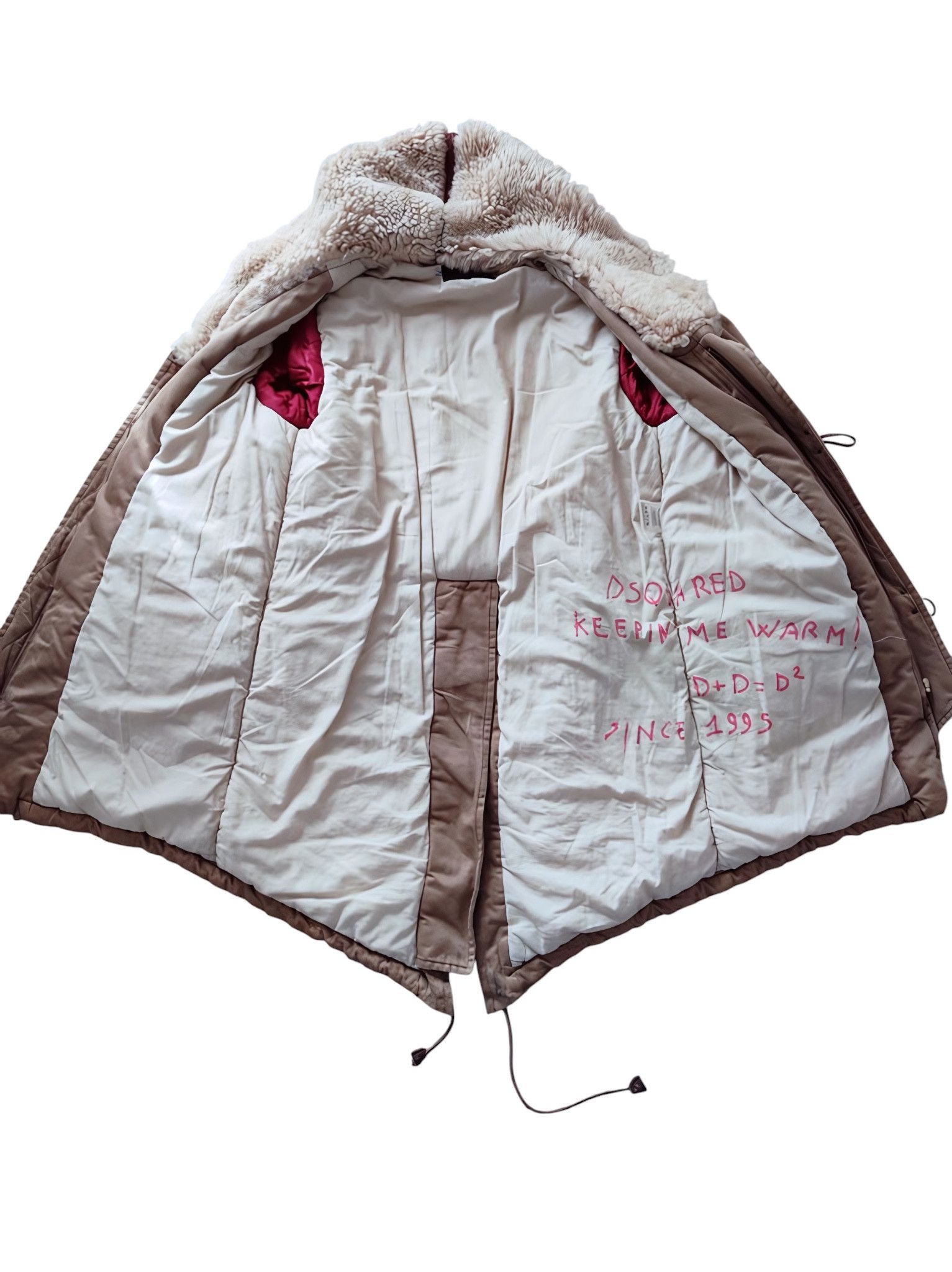 Dsquared2 LAMB FUR HOOD COAT Size US M / EU 48-50 / 2 - 3 Thumbnail