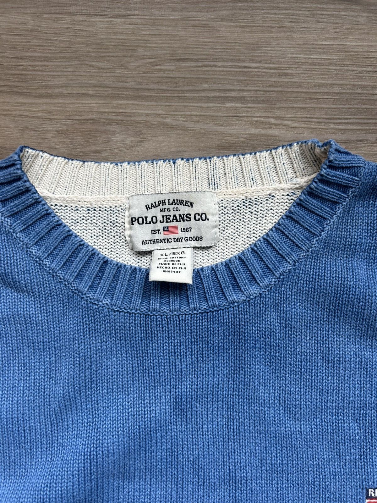 Polo Ralph Lauren Vintage Polo Sweater Size US L / EU 52-54 / 3 - 3 Thumbnail