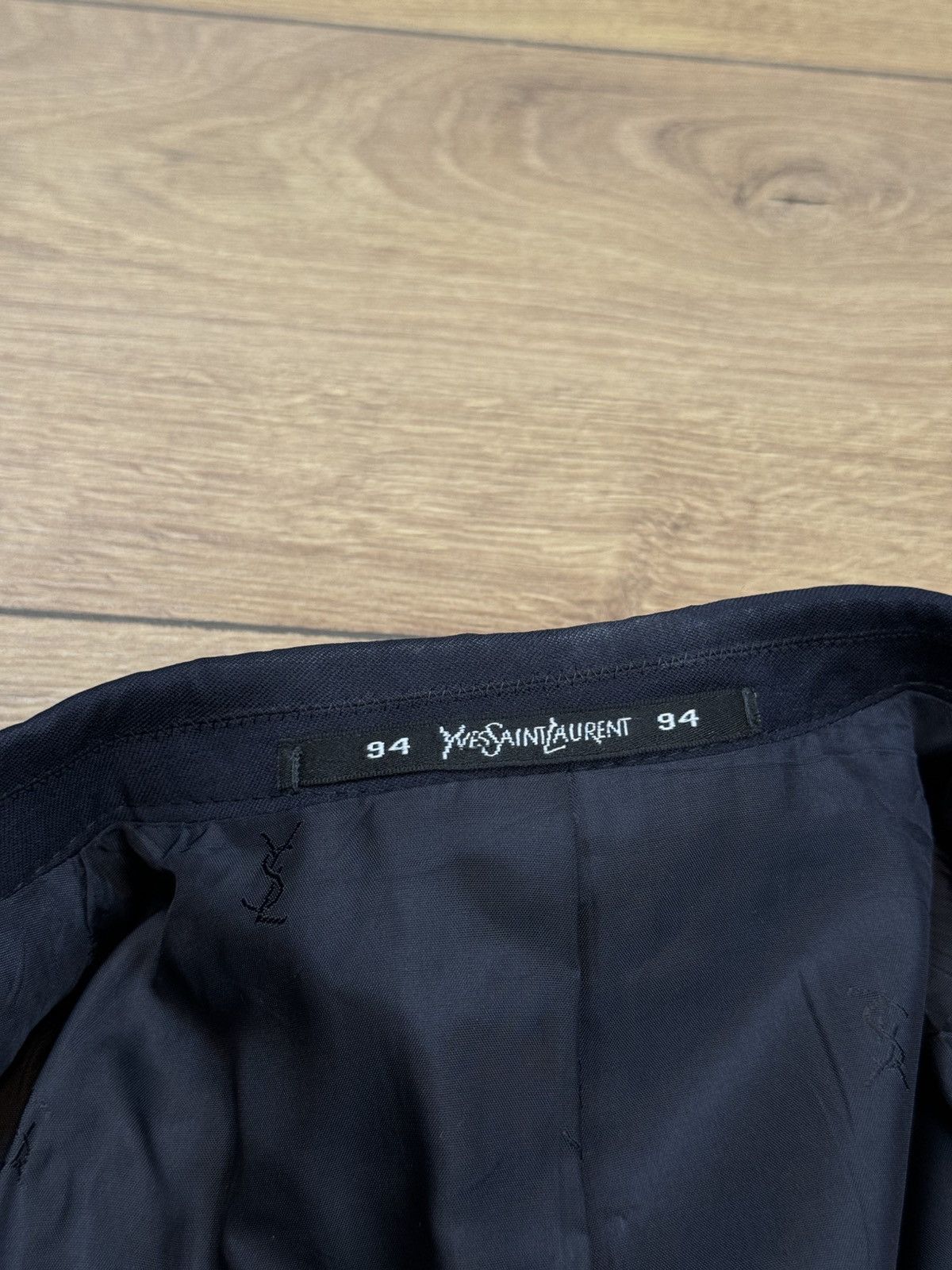 Yves Saint Laurent Vintage wool blazer Yves Saint Laurent original luxury item Size 48L - 4 Thumbnail