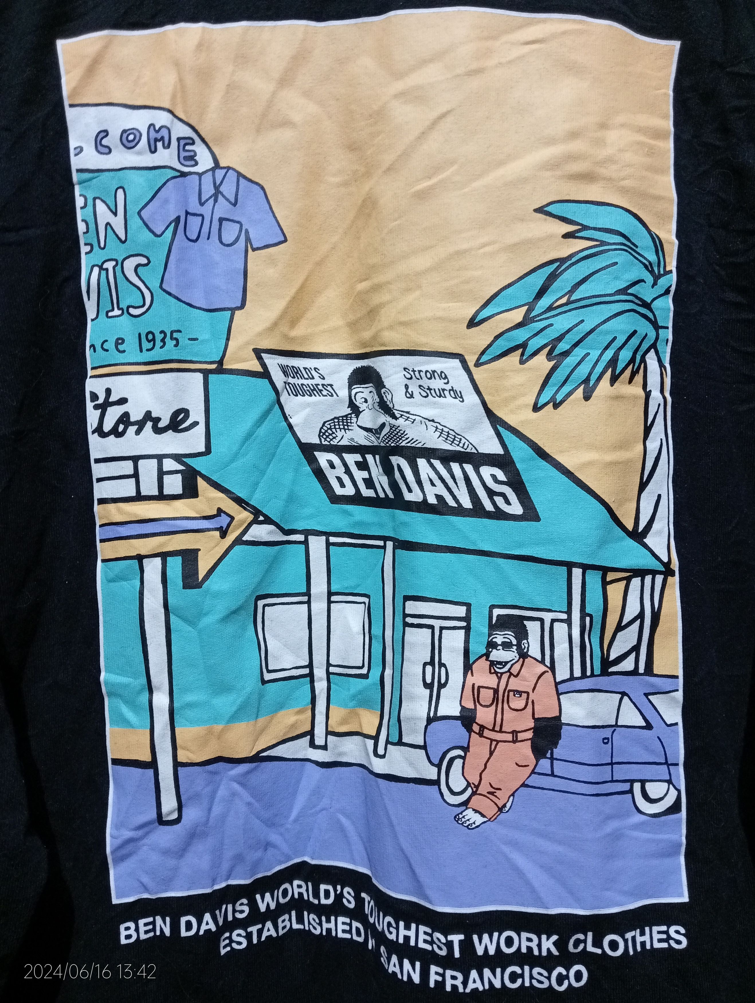 Ben Davis Ben Davis Work Clothing Long Sleeve Tshirt Size US M / EU 48-50 / 2 - 9 Thumbnail