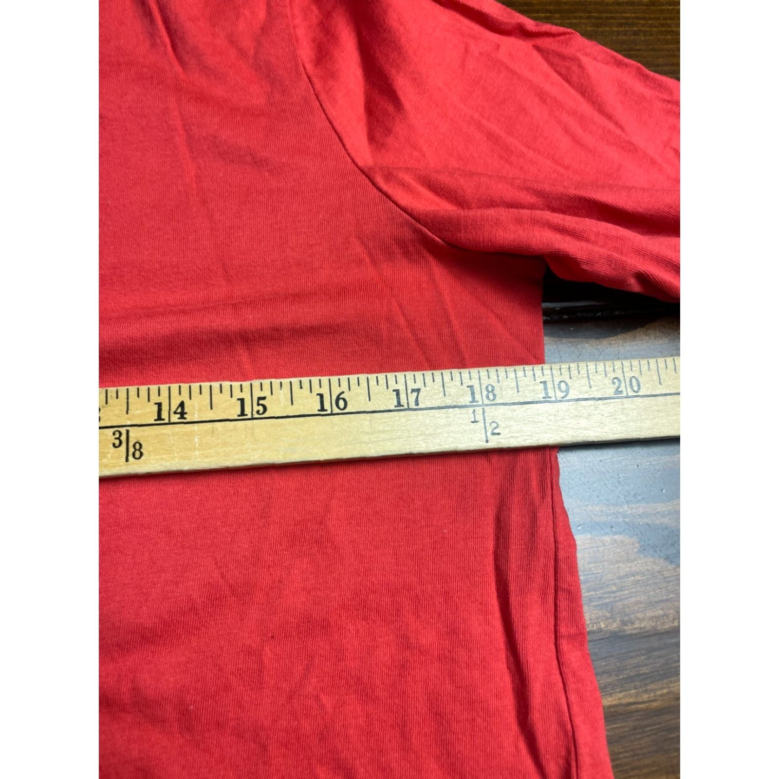 Lands' End Lands' End Shirt Womens Size Medium Red 3/4Sleeve T-Shirt Casual Modern Basic Regular Fit Mens Womens Girls Size M / US 6-8 / IT 42-44 - 4 Thumbnail