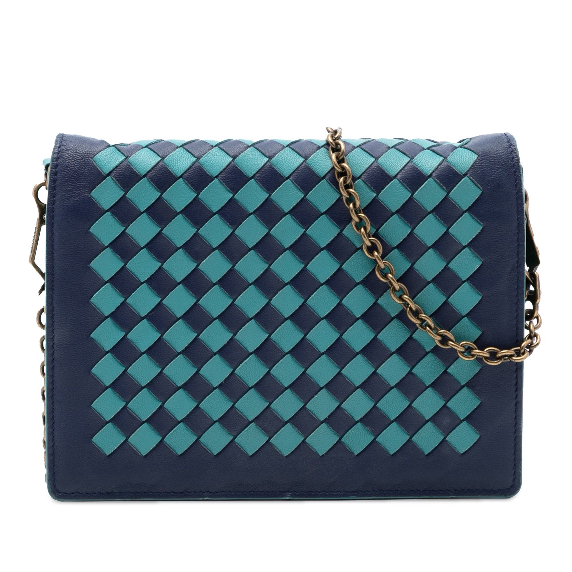 Bottega Veneta Nappa Intrecciato Wallet on Chain Size ONE SIZE - 1 Thumbnail